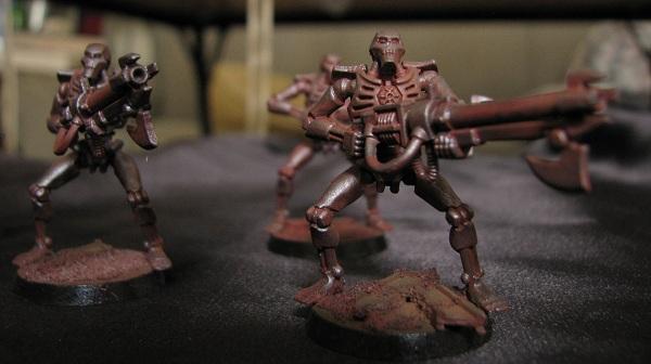 Necron Warriors, Necrons, Rust