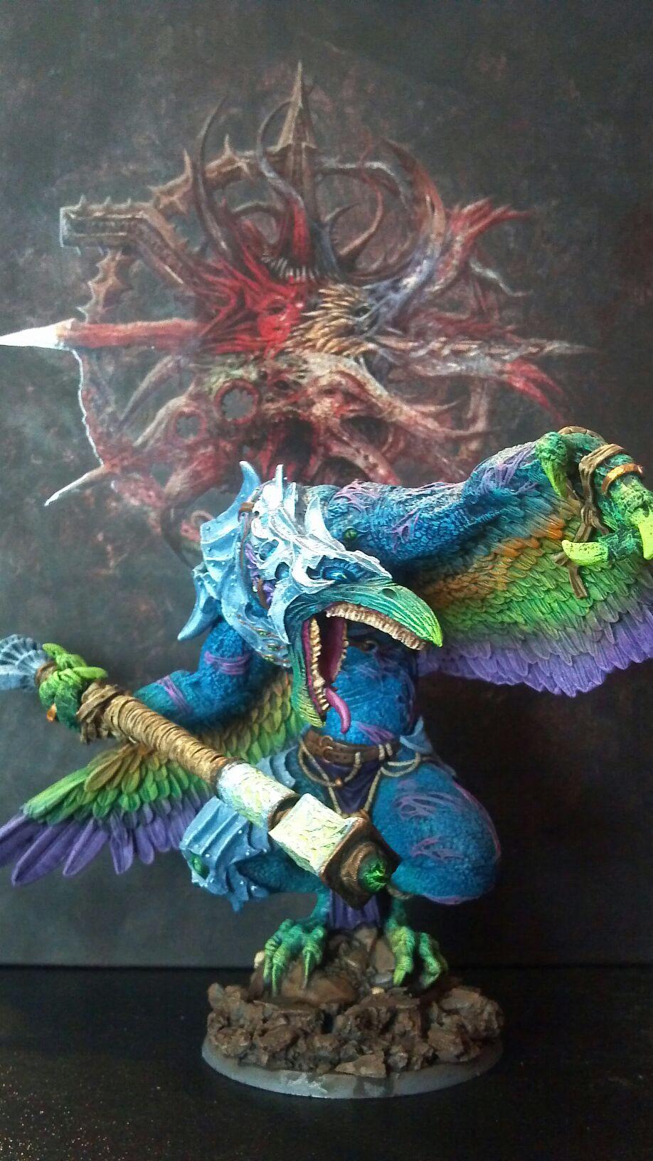 Bird, Daemons, Lord Of Change, Tzeench, Vrock, Warhammer 40,000
