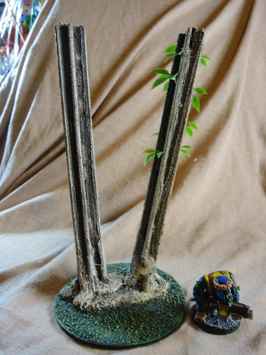 Hotglue Is Your Friend, Jungle, Scratch Build, Step-by-step, Straws Too, Terrain, Waaazag, Work In Progress