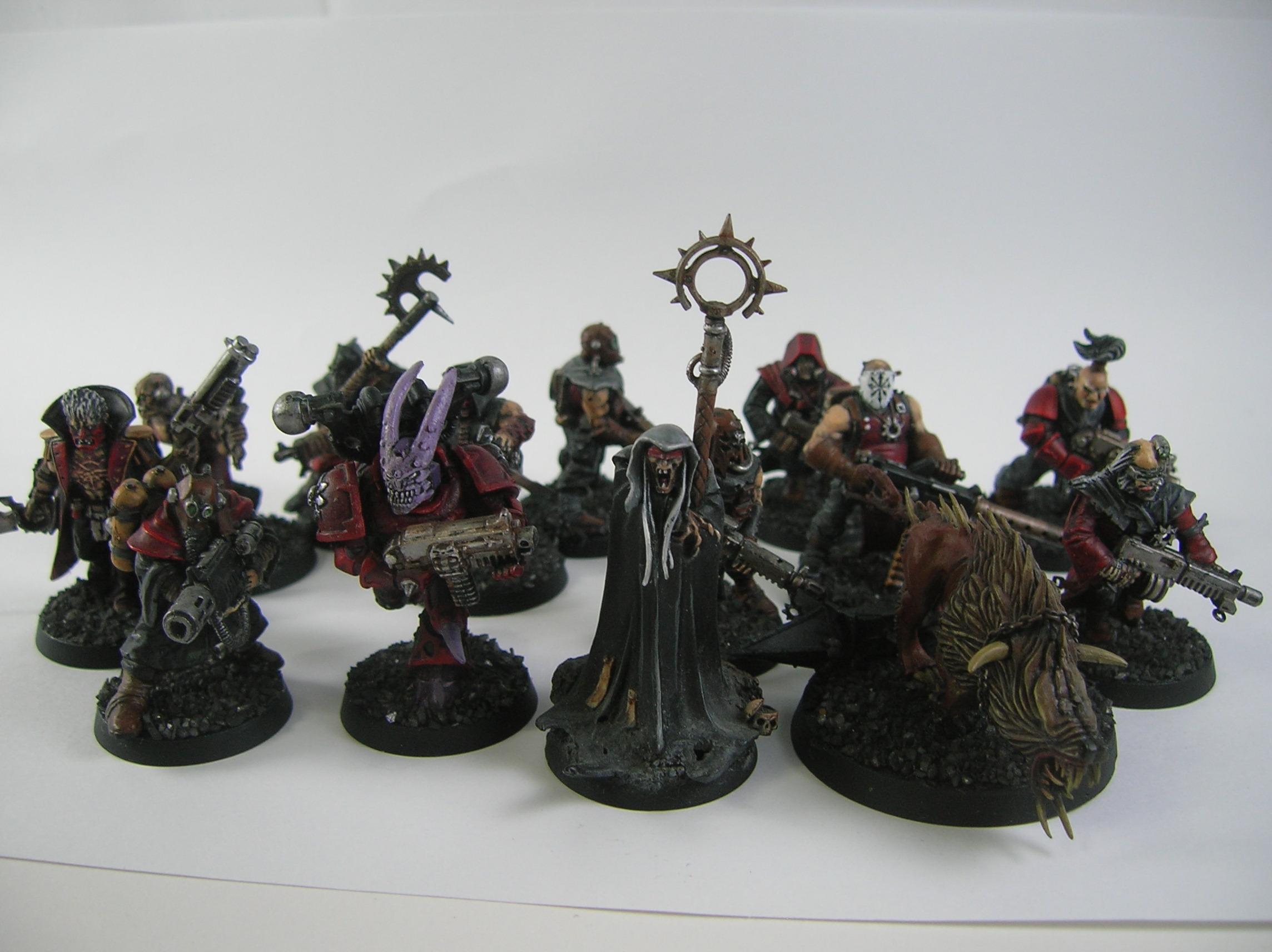 group shot of what is painted