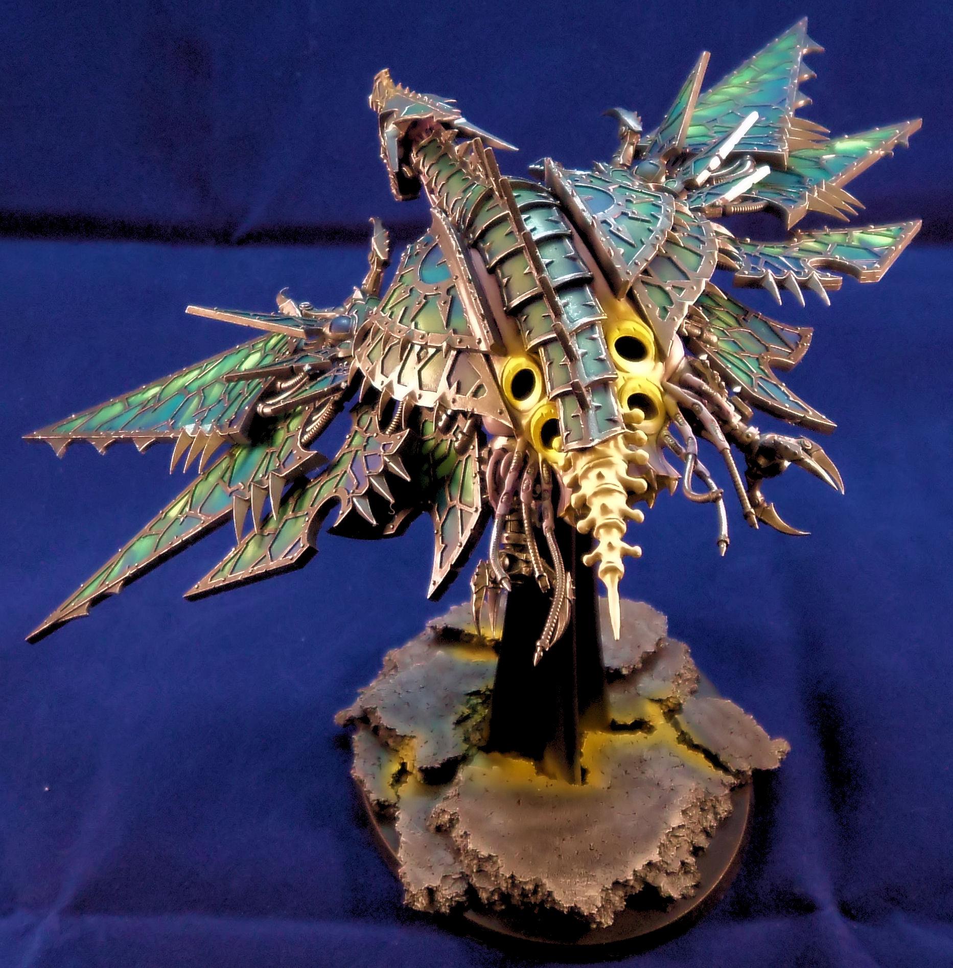 Airbrush, Alpha Legion, Chaos Space Marines, Heldrake, Painted