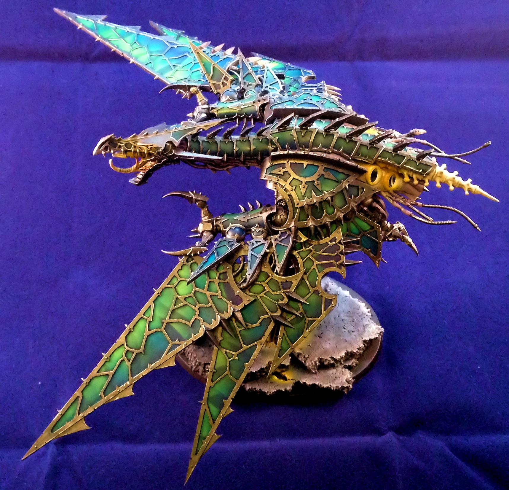 Chaos, Chaos Space Marines, Green, Heldrake