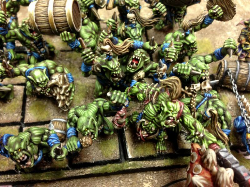 Orcs, Warhammer Fantasy - The Beer Waaagh, Savage Orc Command - Gallery ...