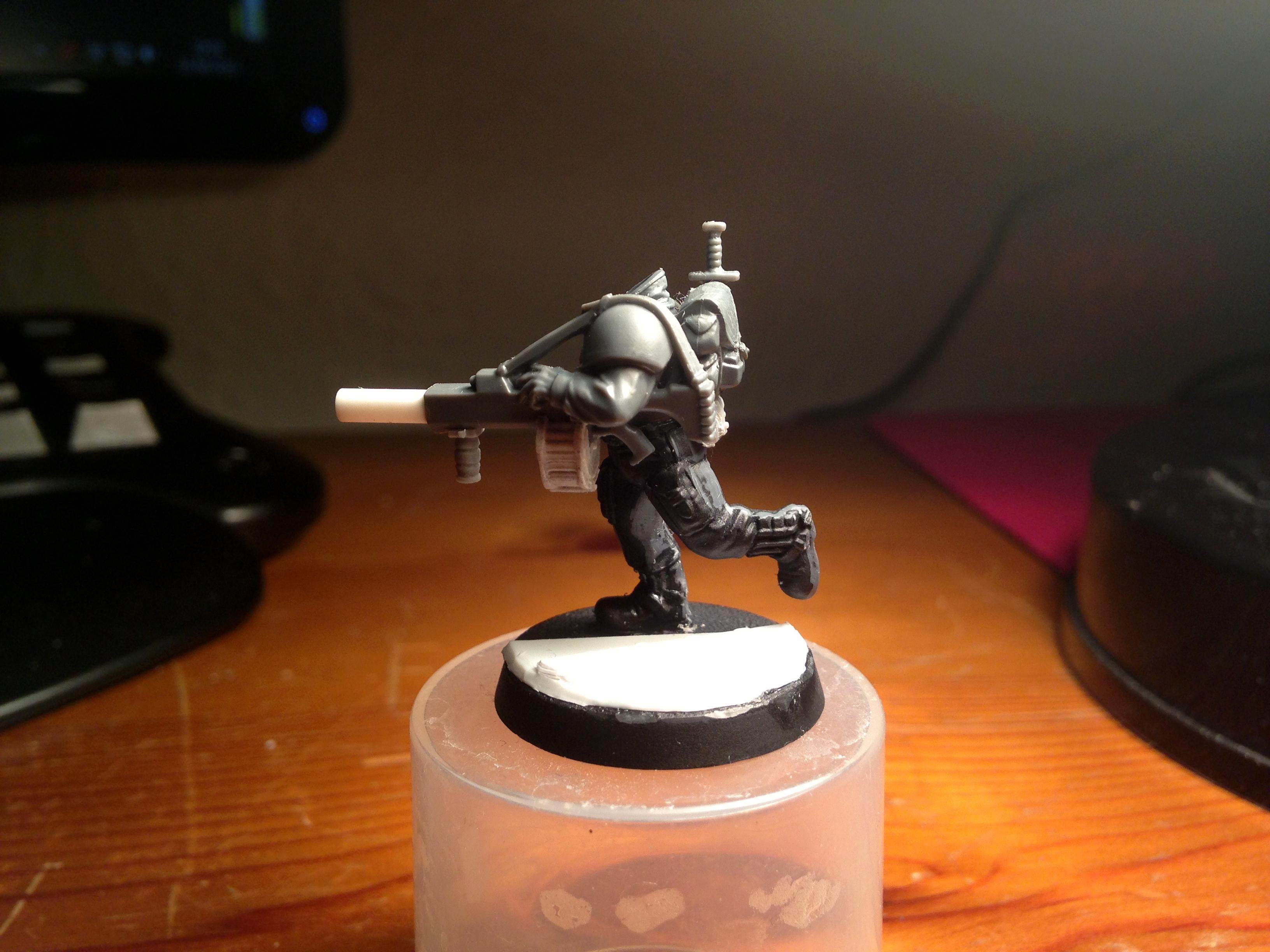 Autogun, Cadians, Conversion, Delaque, Guard, Imperial, Necromunda, Warhammer 40,000, Warhammer Fantasy
