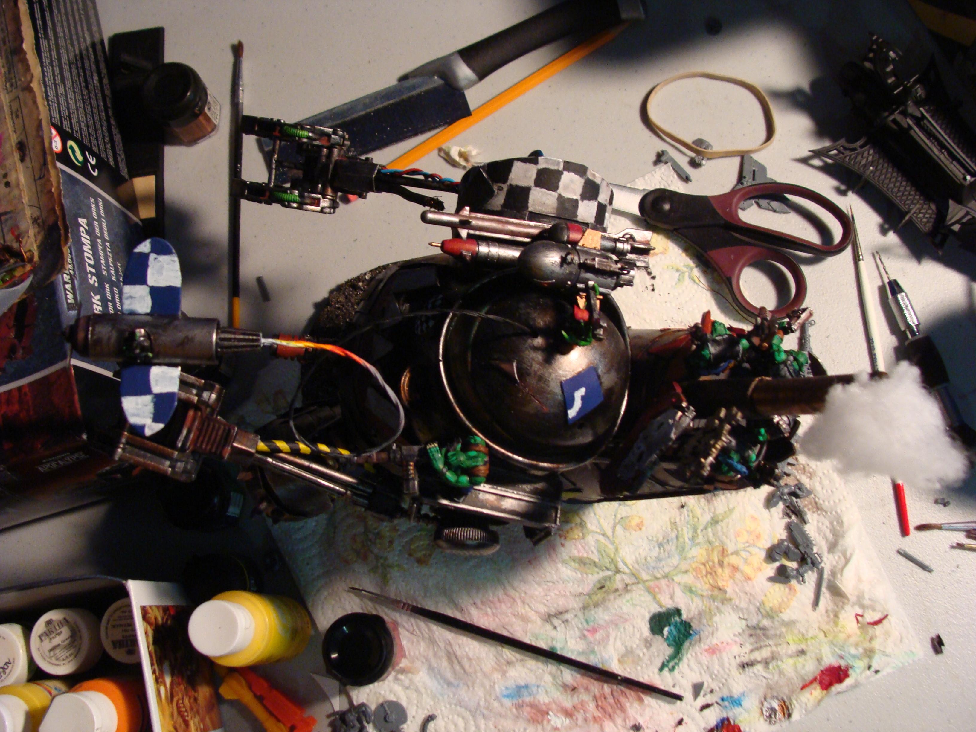 Orks, Scratch Build, Stompa, Tater Titan, Work In Progress