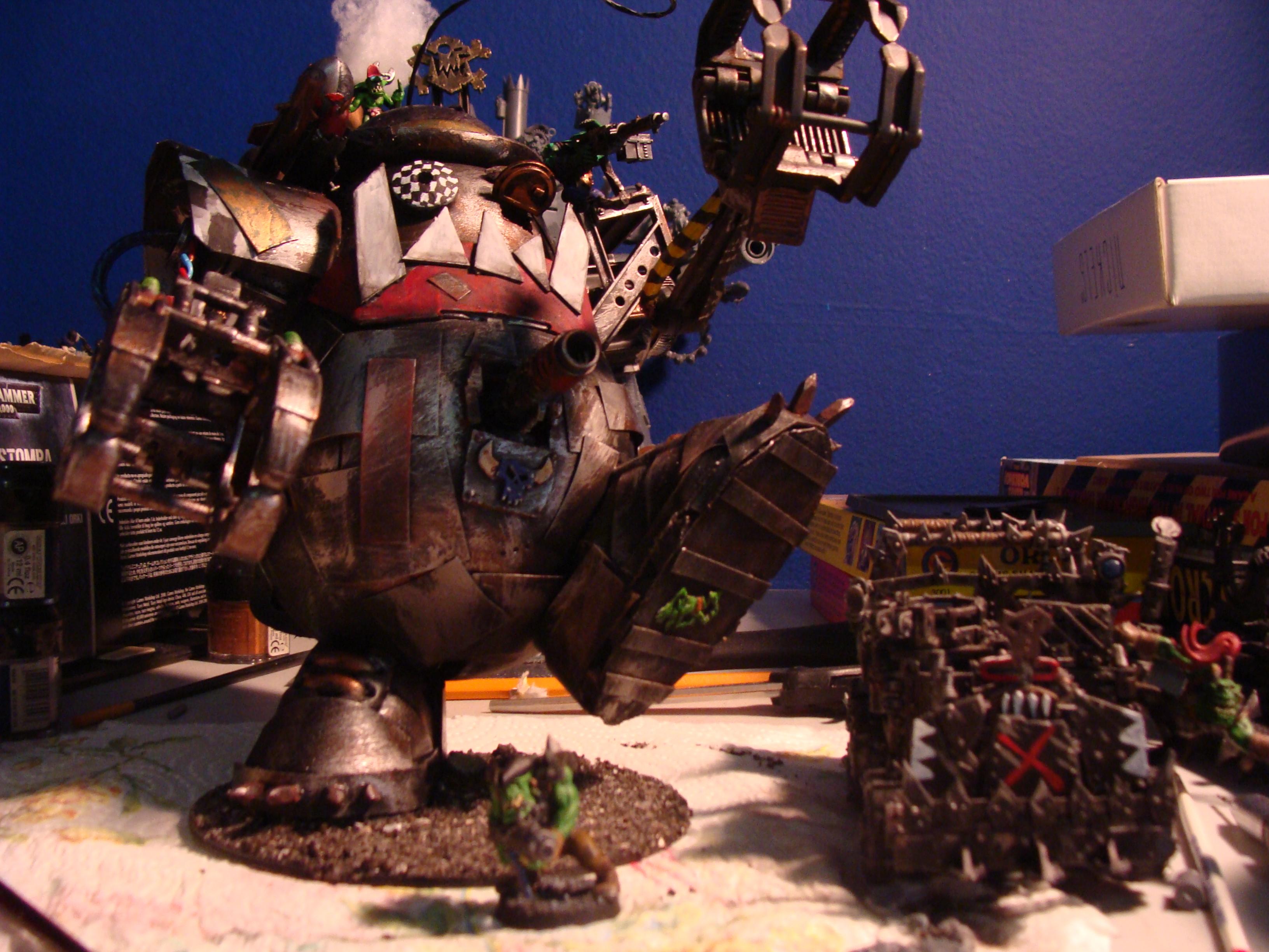 Orks, Scratch Build, Stompa, Tater Titan, Work In Progress