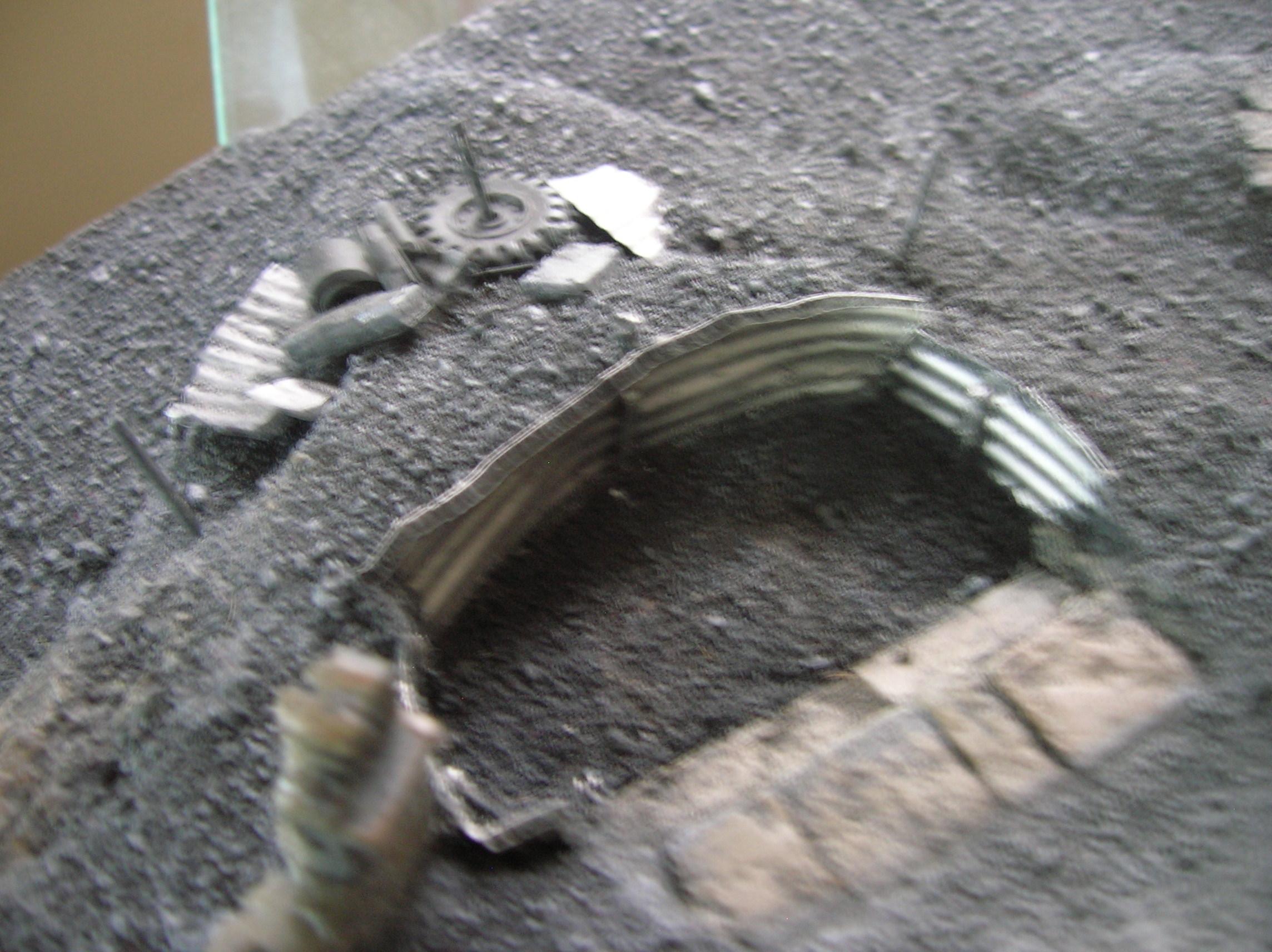 dug out fighting position