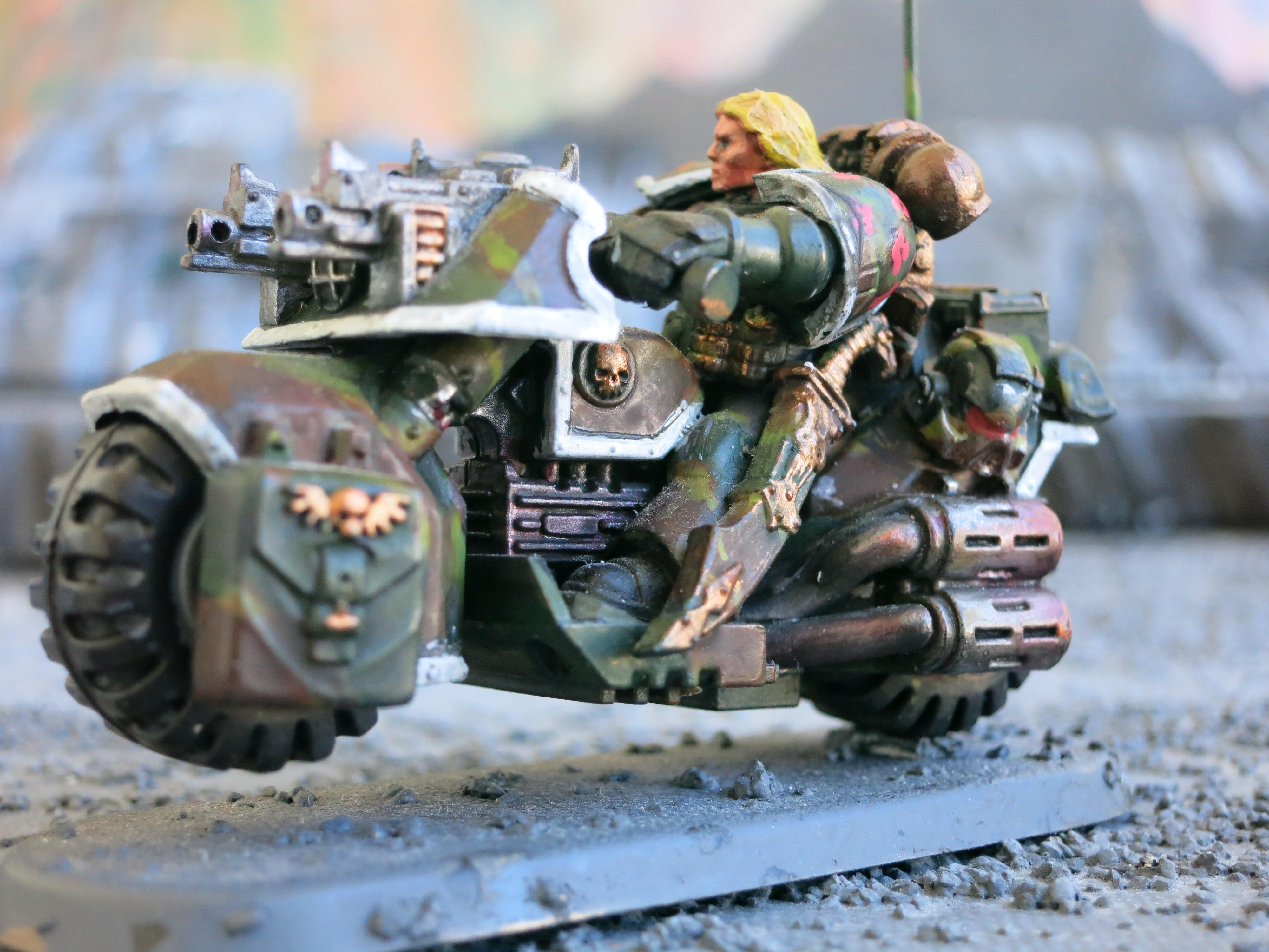 Bike Sergeant, Camouflage, Machine Pistol