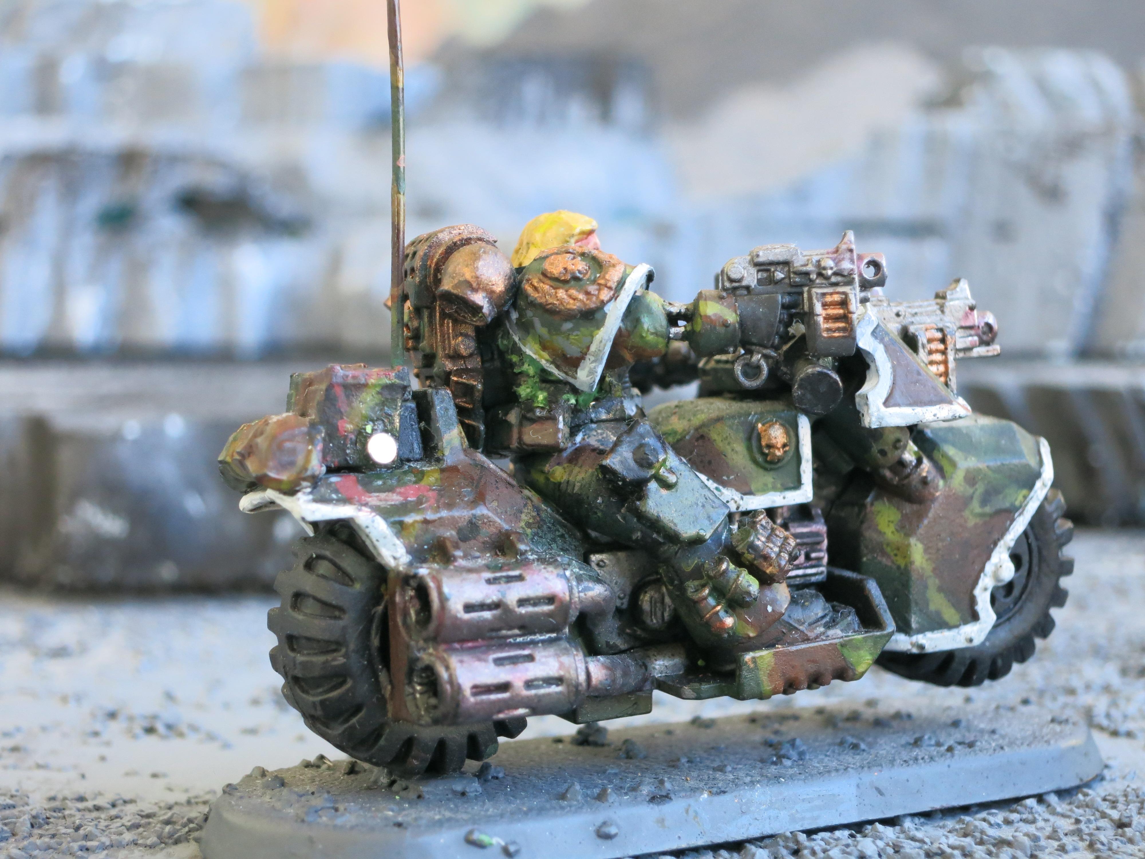 Bike Sergeant, Camouflage, Machine Pistol
