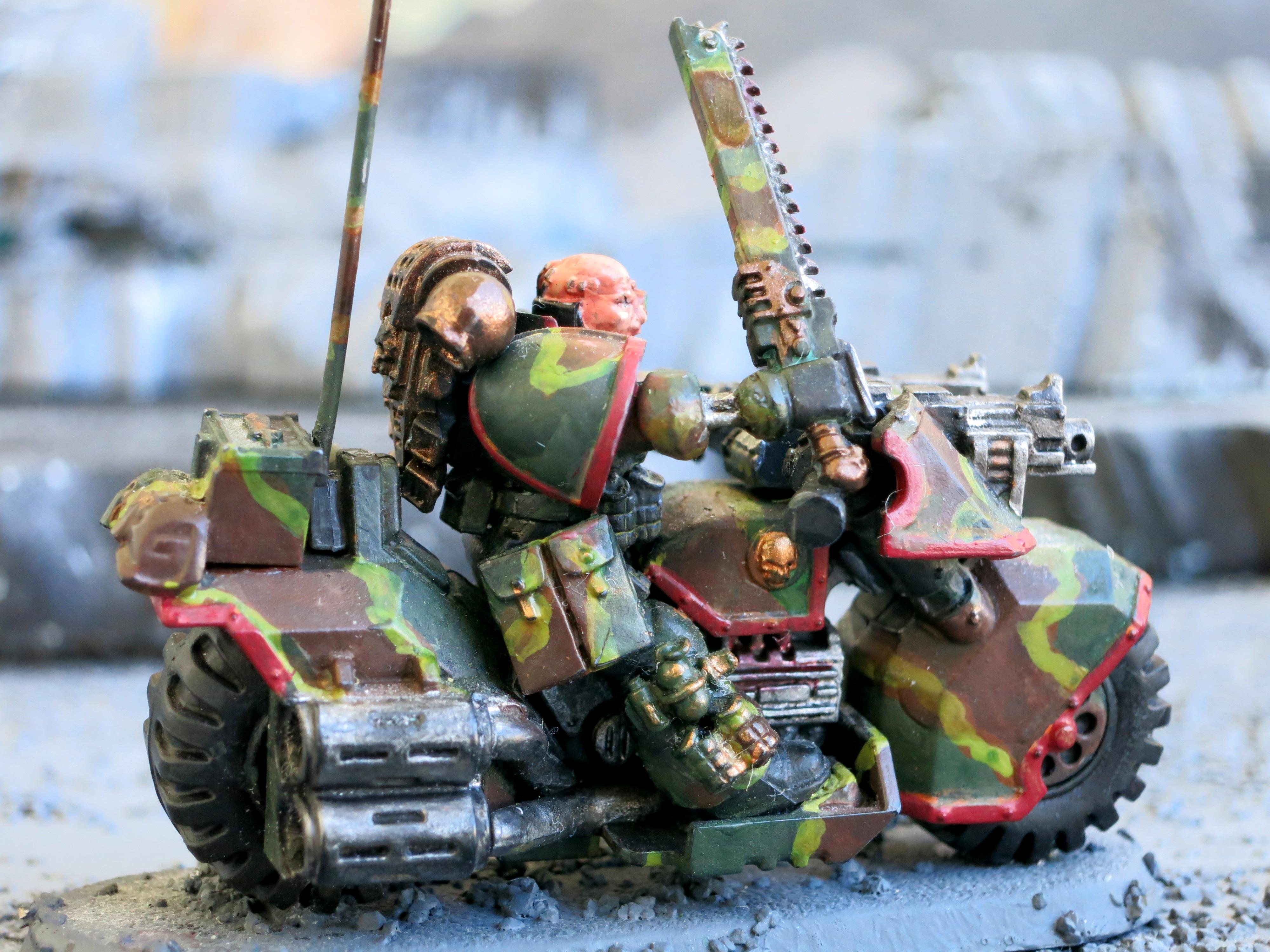 Bike Sergeant, Camouflage, Chainsword