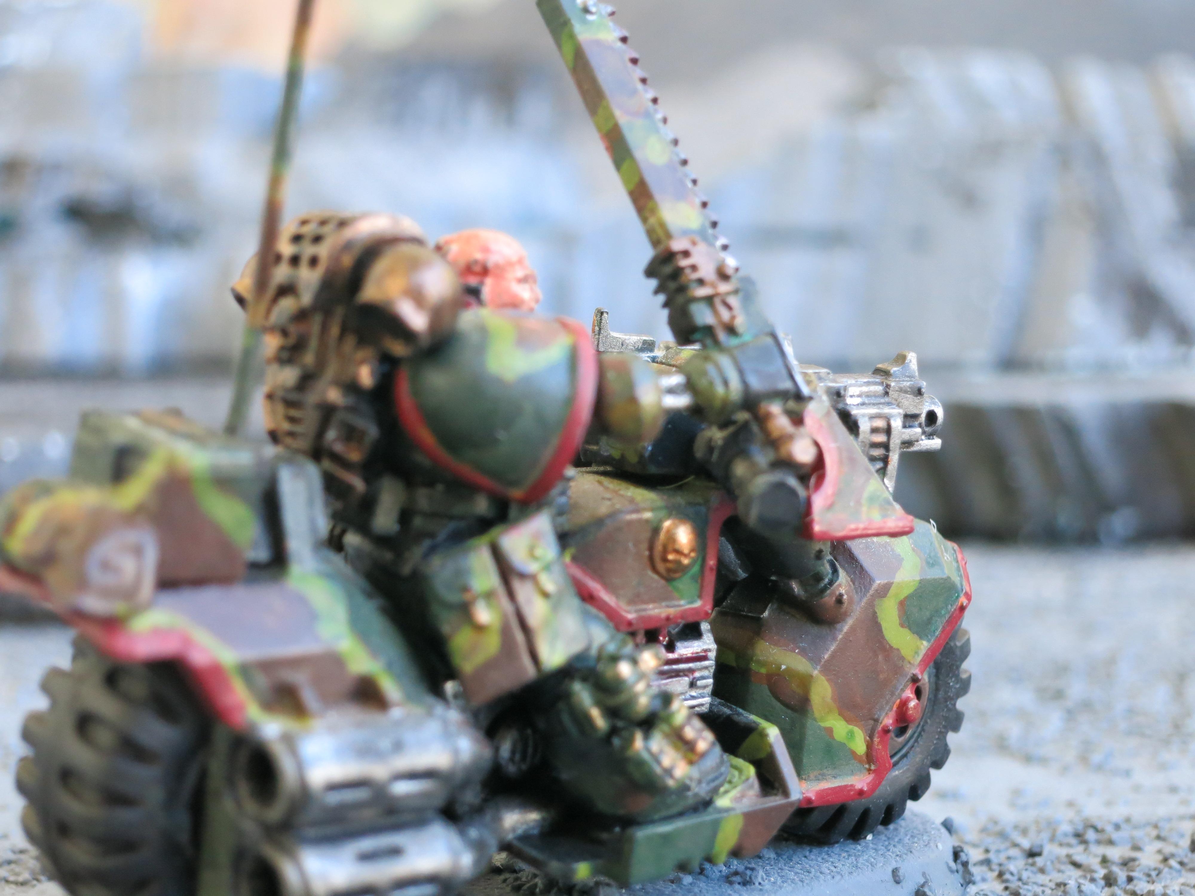 Bike Sergeant, Camouflage, Chainsword