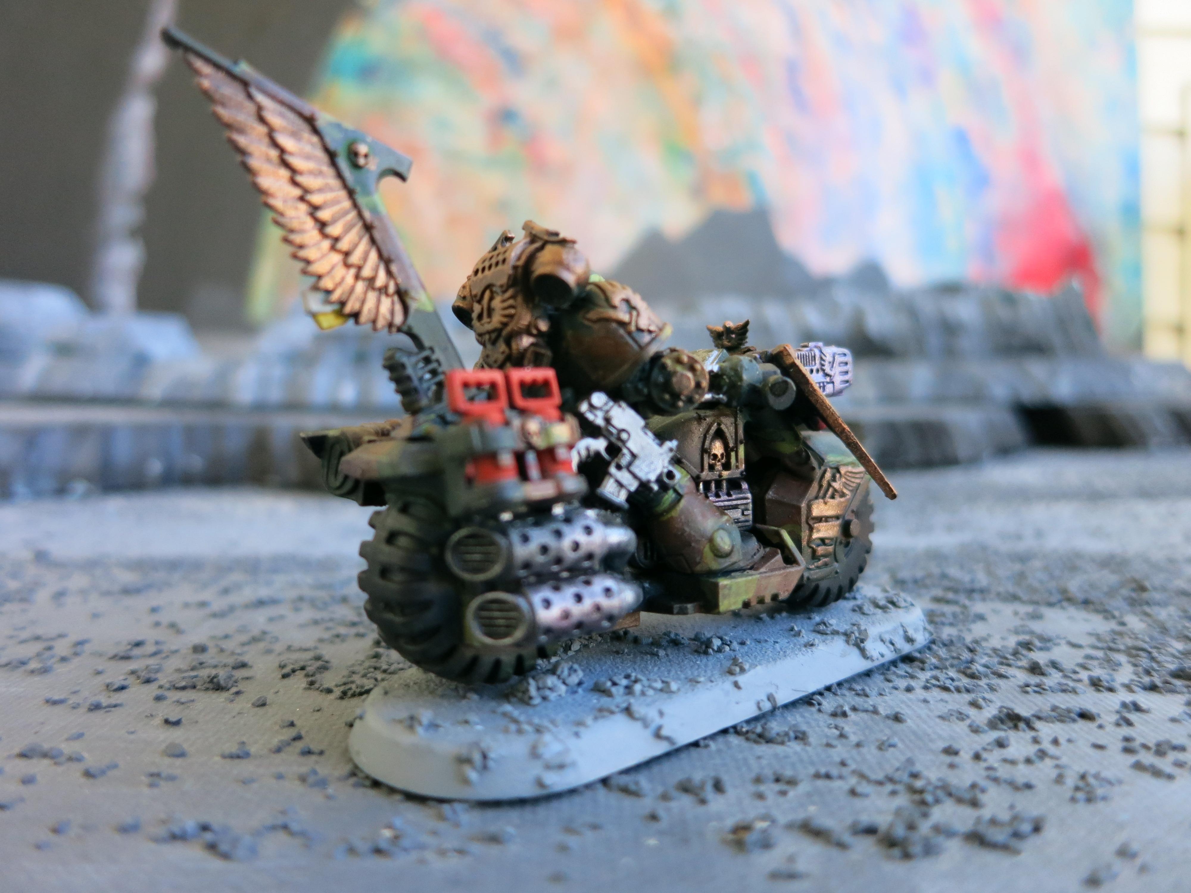 Bike Sergeant, Camouflage, Ravenwing Command Squad