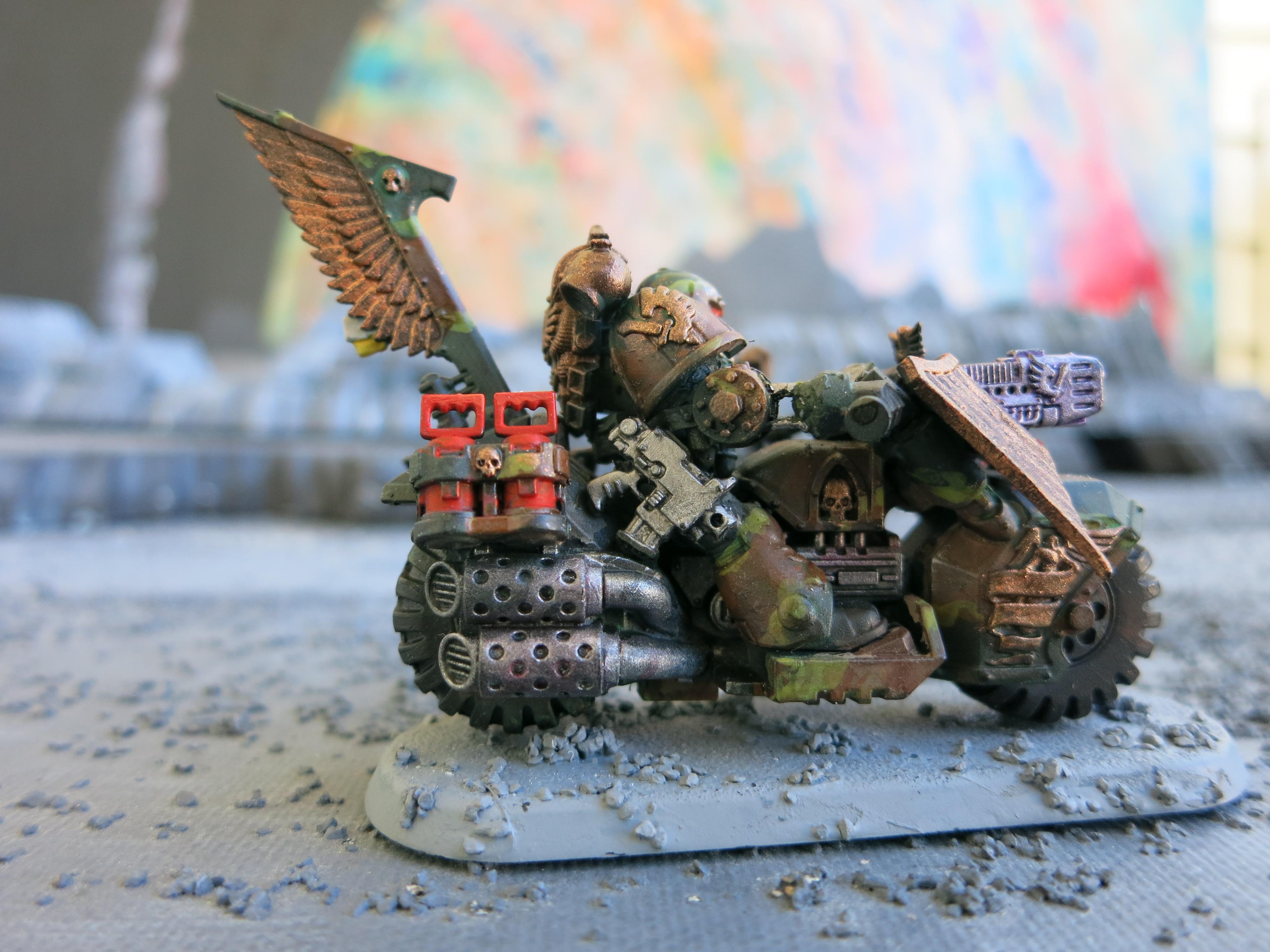 Bike Sergeant, Camouflage, Ravenwing Command Squad
