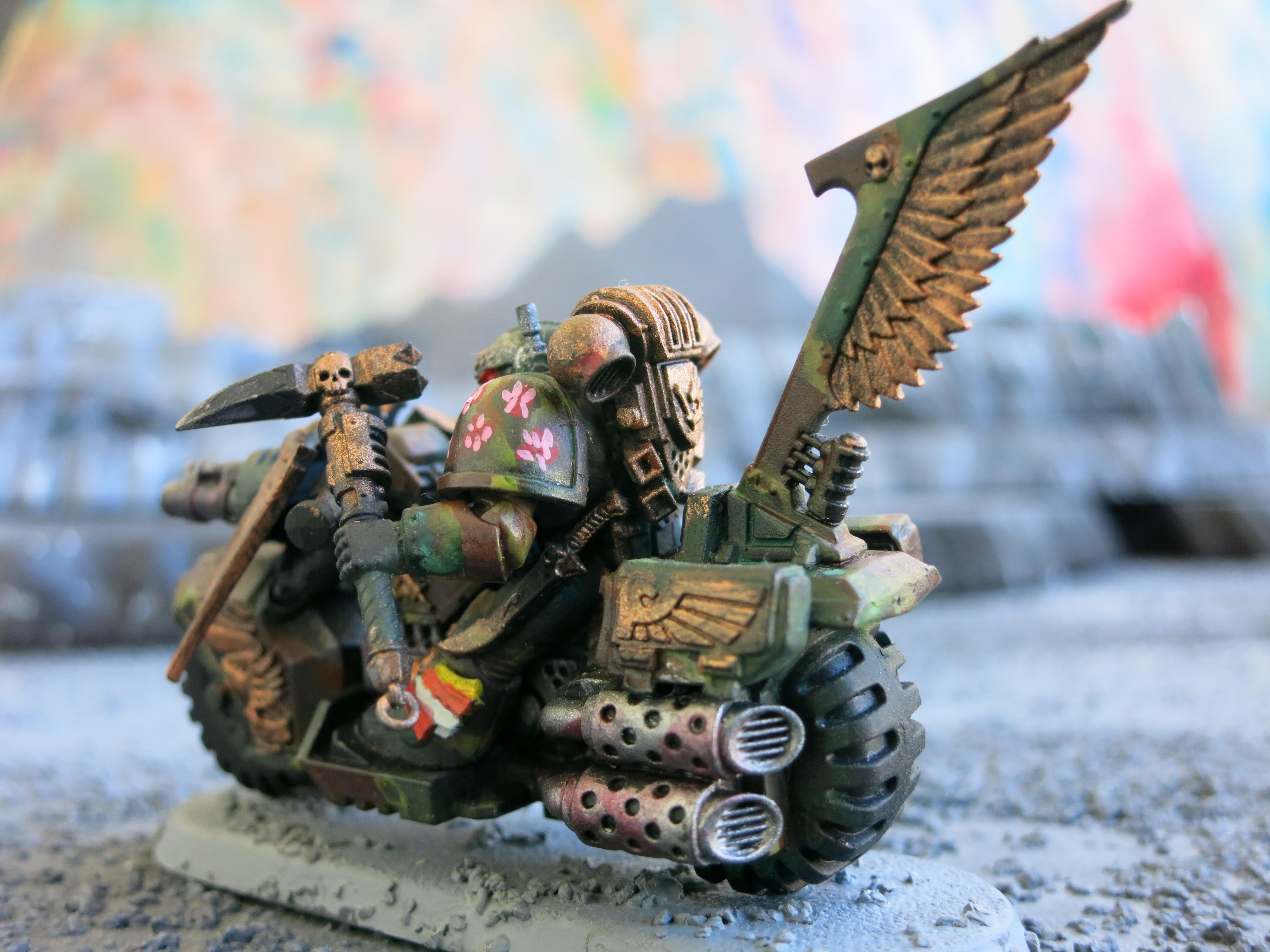 Black Knight, Camouflage, Grenadier, Ravenwing Command Squad