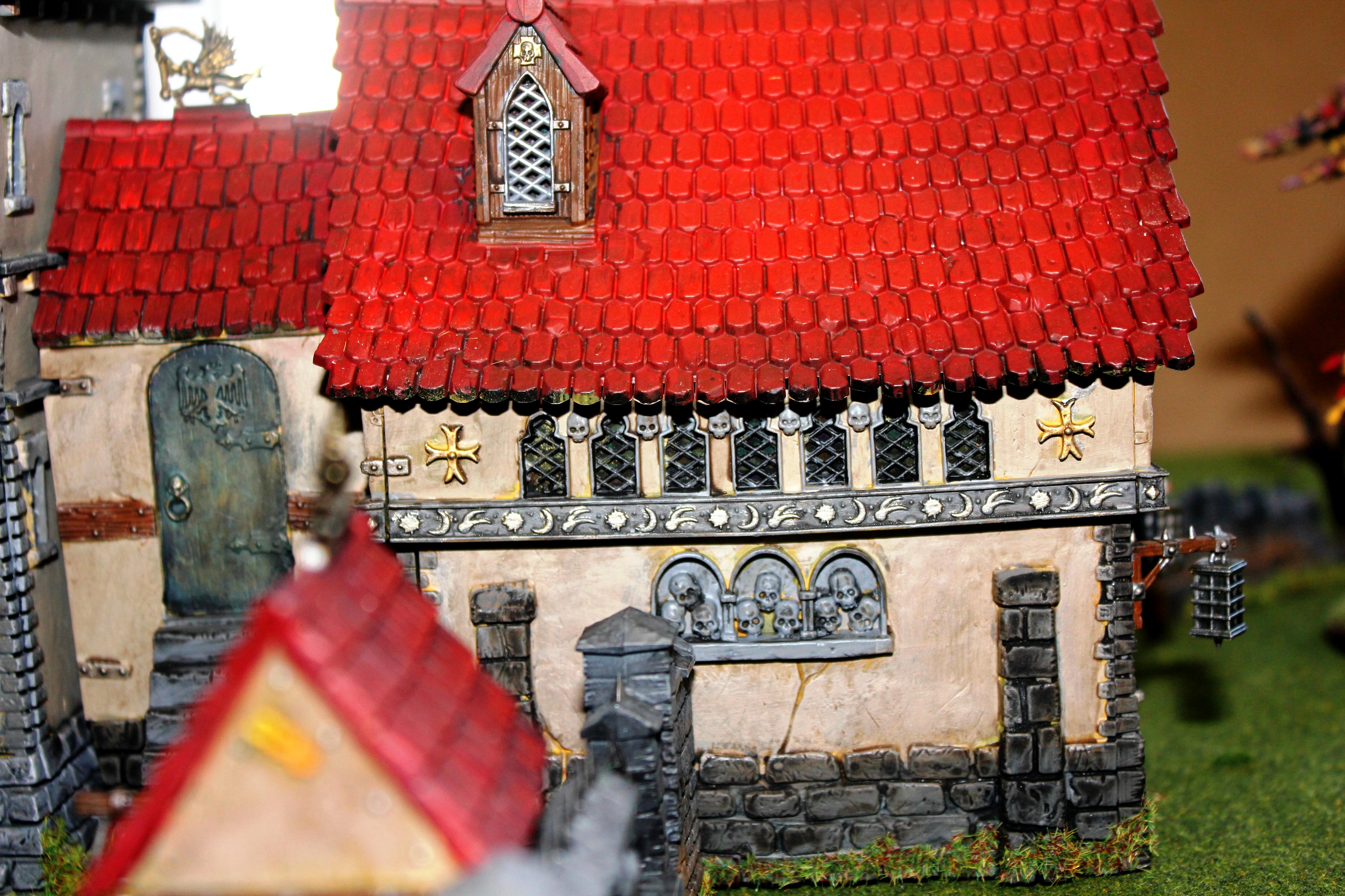 Church, Fortified Manor, Games Workshop, LED, Lights, Terrain, Warhammer Fantasy, Warhammer Terrain