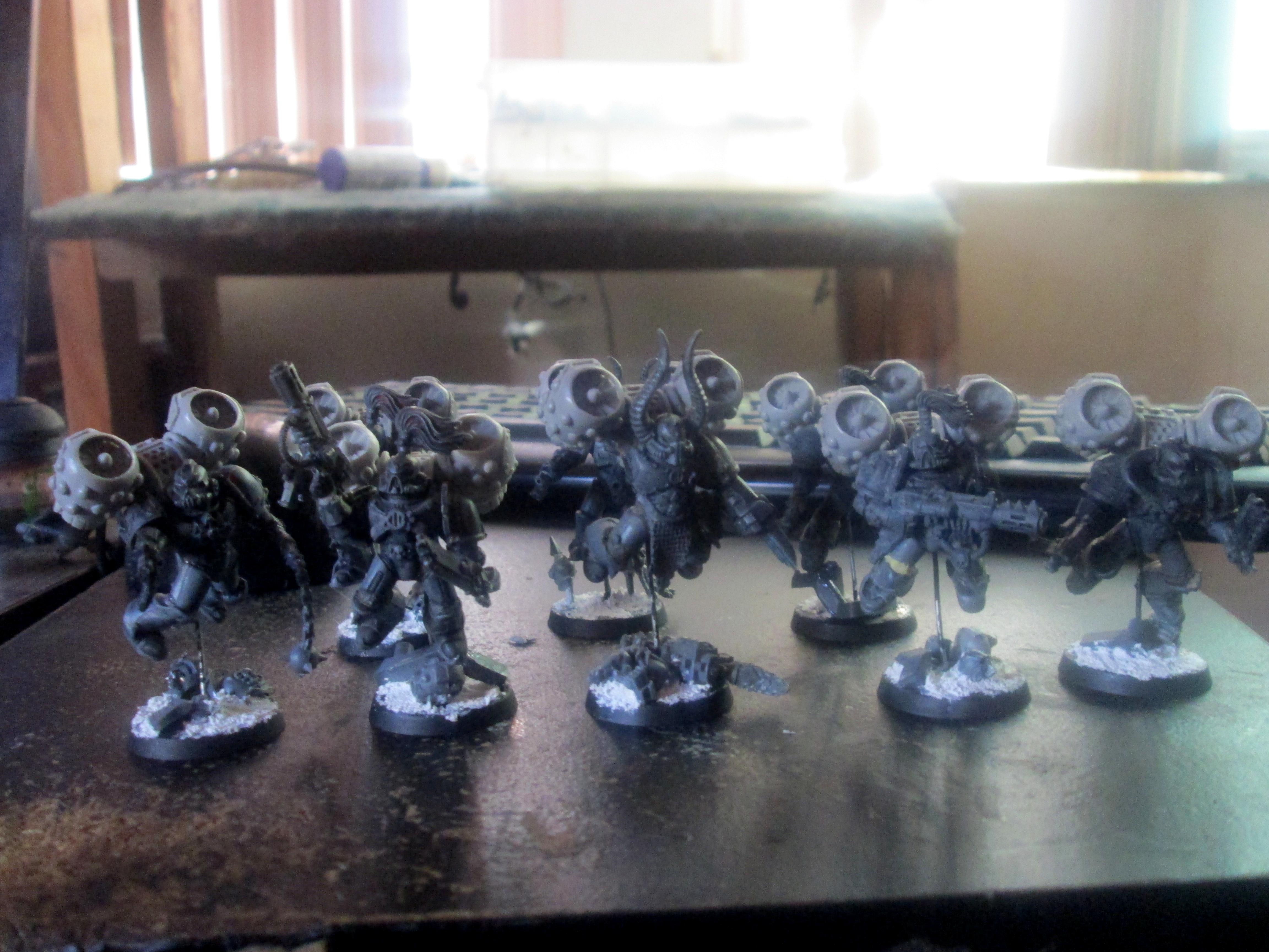 Wip Chaos Space Marine Raptors