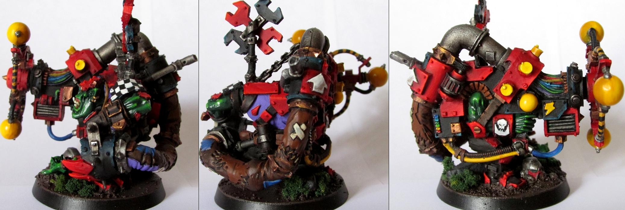 Big Mek, Orks, Shokk Attack Gun, Warhammer 40,000