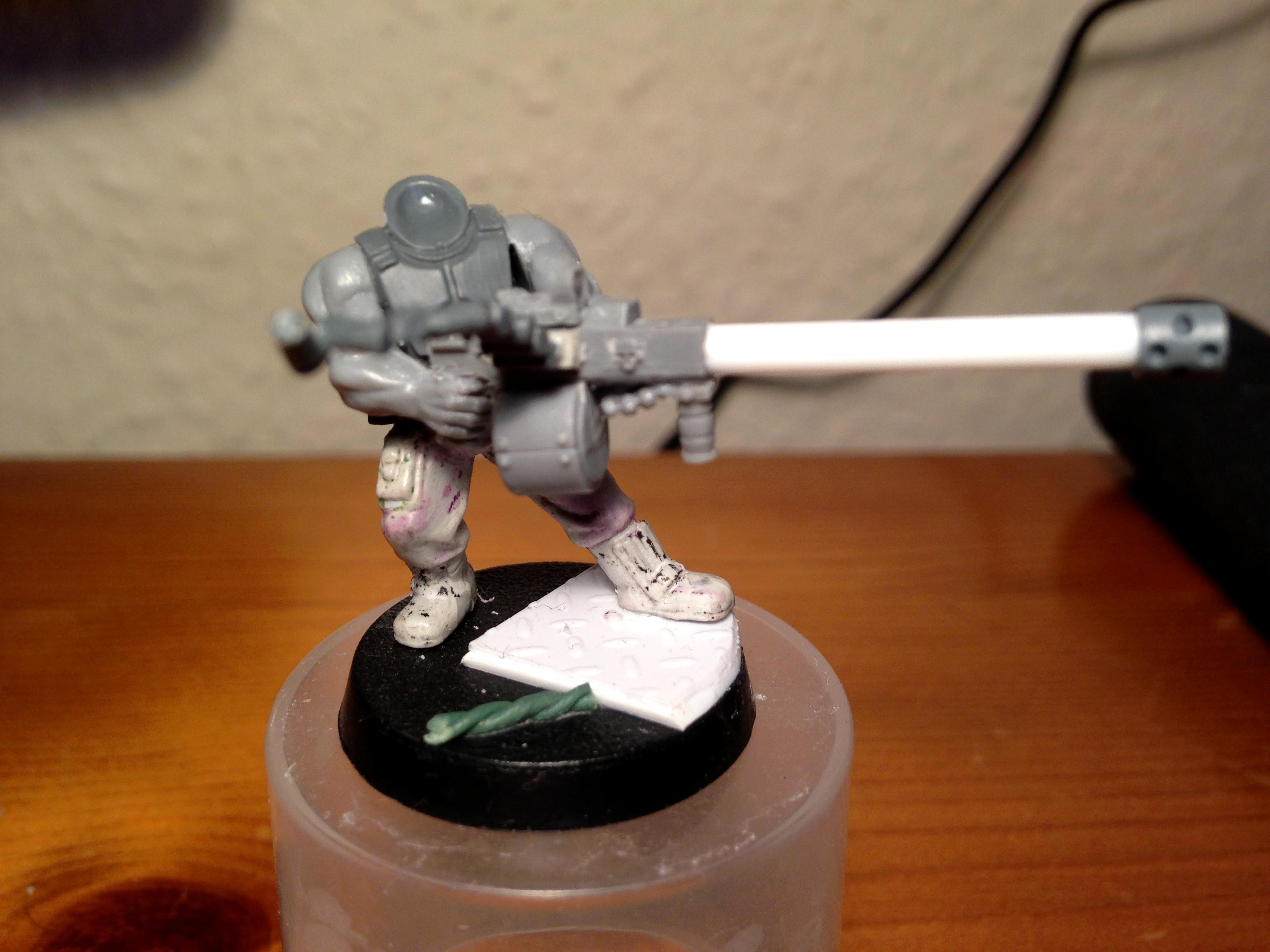 Autogun, Cadians, Conversion, Delaque, Guard, Imperial, Necromunda, Warhammer 40,000, Warhammer Fantasy