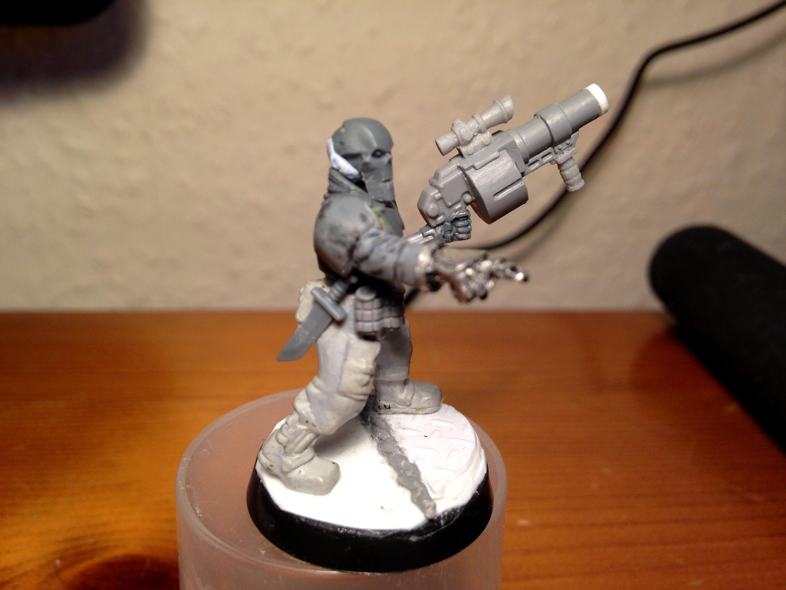 Autogun, Cadians, Conversion, Delaque, Guard, Imperial, Necromunda, Warhammer 40,000, Warhammer Fantasy