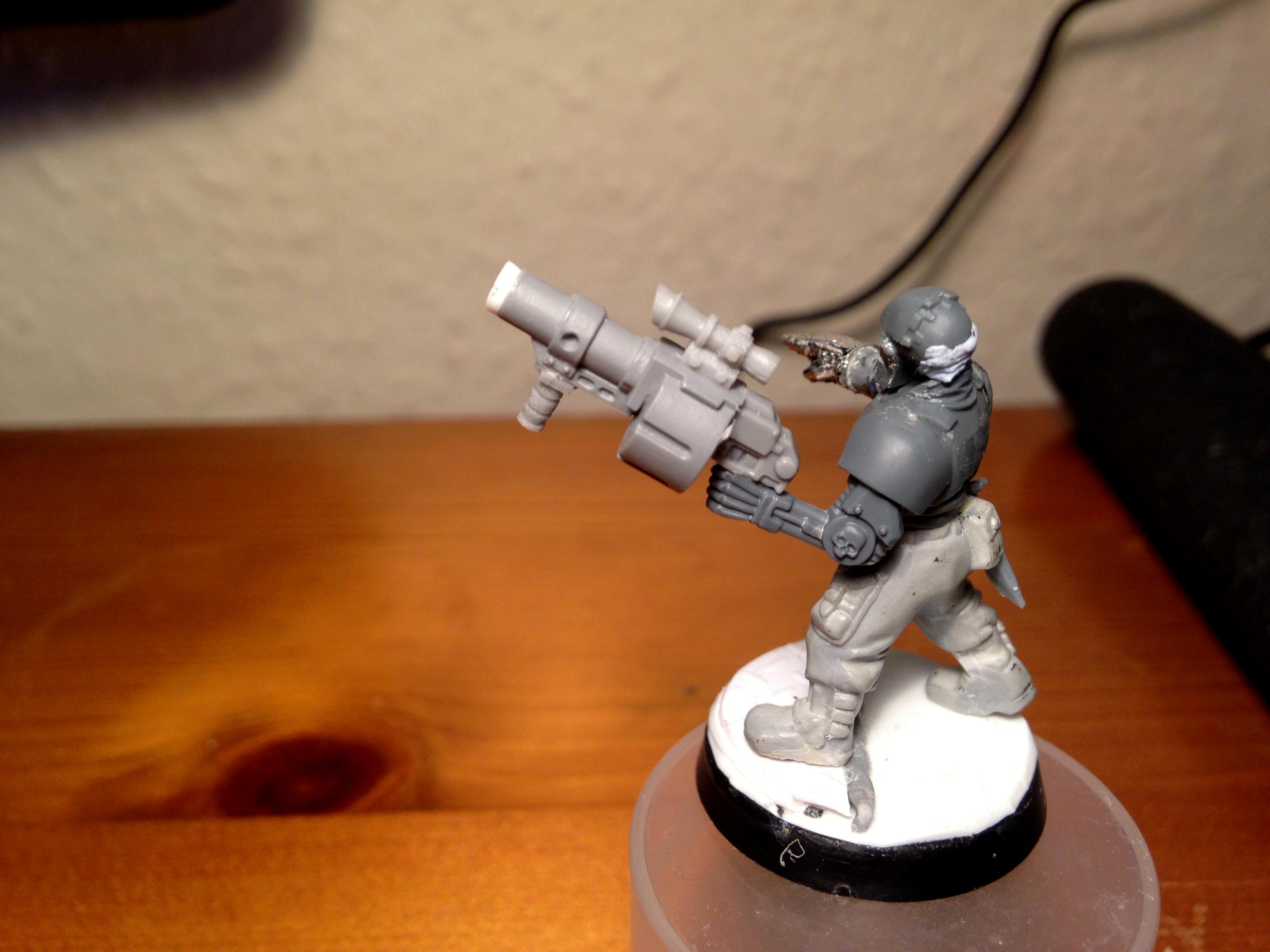 Autogun, Cadians, Conversion, Delaque, Guard, Imperial, Necromunda, Warhammer 40,000, Warhammer Fantasy