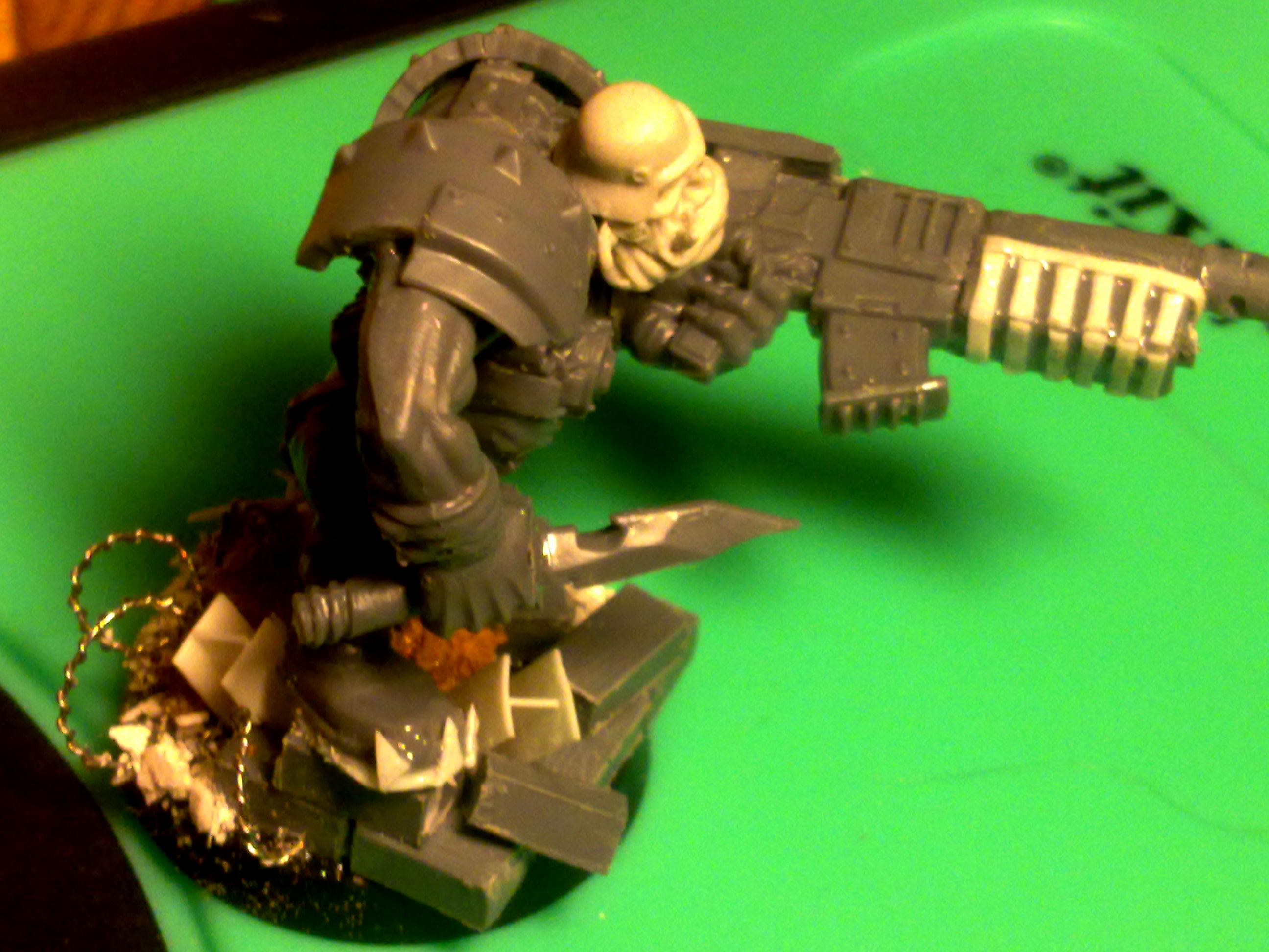 Barbed Wire, Conversion, Orcs, Orks, Shoota, Work In Progress
