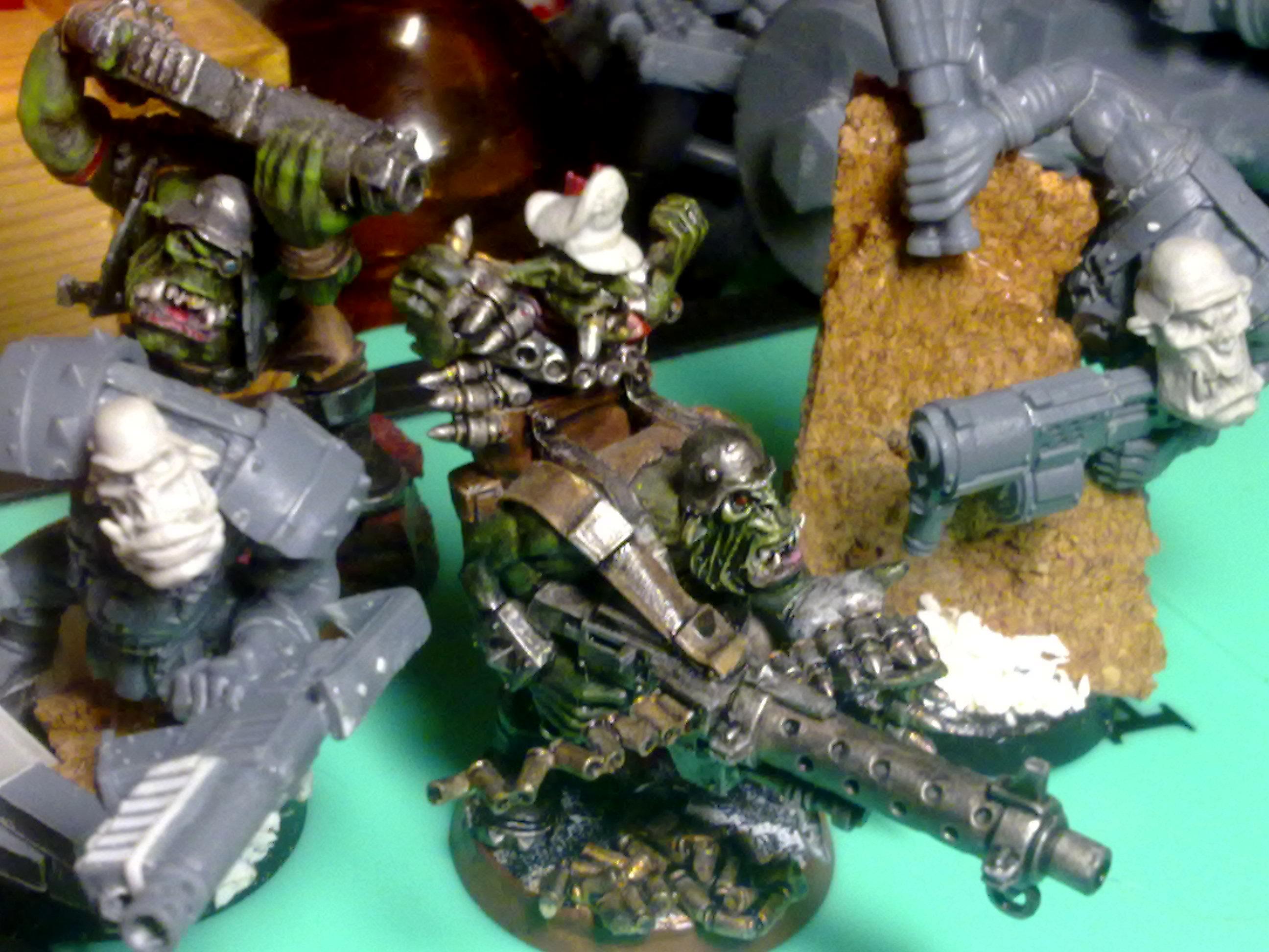 Big Shoota, Conversion, Orcs, Orks, Shoota, Work In Progress