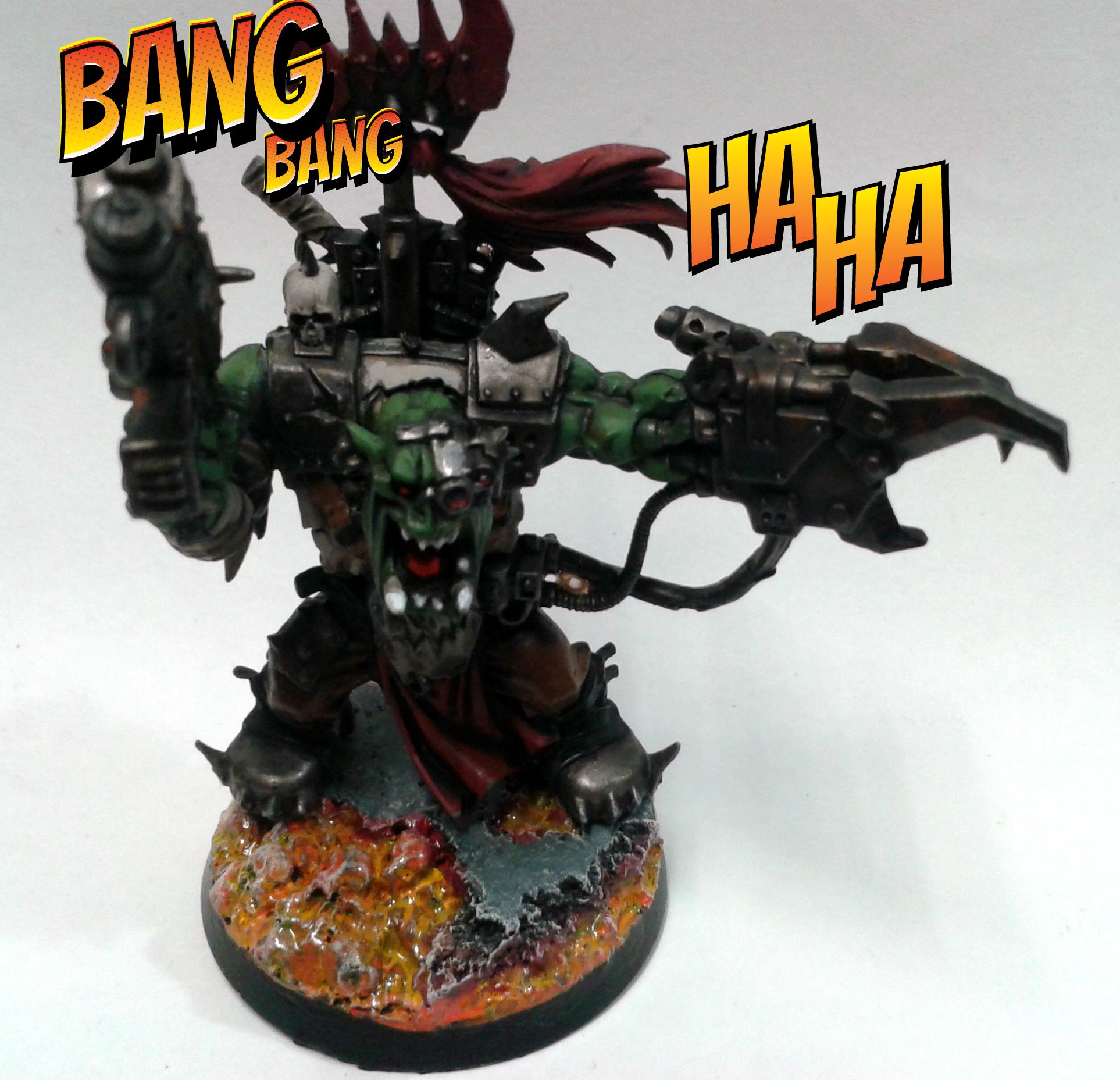 Demonic / lava base test colour