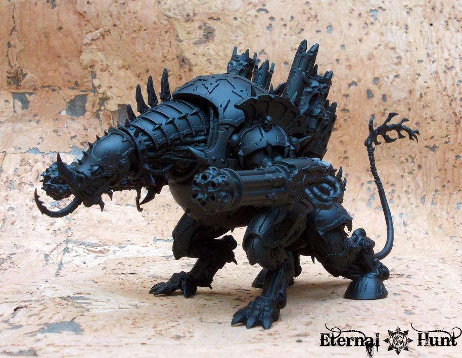 Chaos, Chaos Space Marines, Conversion, Daemon Engine, Forgefiend, Khorne, Warhammer 40,000, Work In Progress, World Eaters