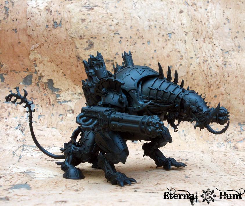 Chaos, Chaos Space Marines, Conversion, Daemon Engine, Forgefiend, Khorne, Warhammer 40,000, Work In Progress, World Eaters