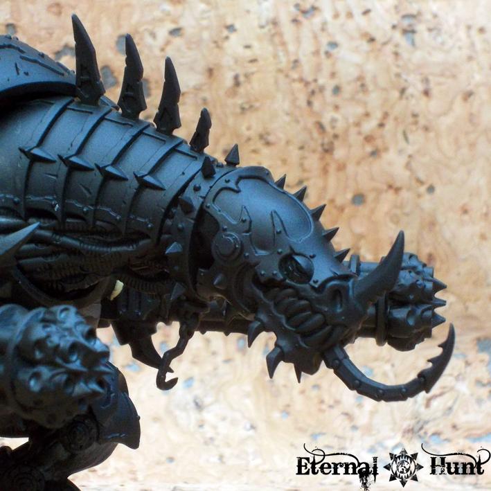 Chaos, Chaos Space Marines, Conversion, Daemon Engine, Forgefiend, Khorne, Warhammer 40,000, Work In Progress, World Eaters