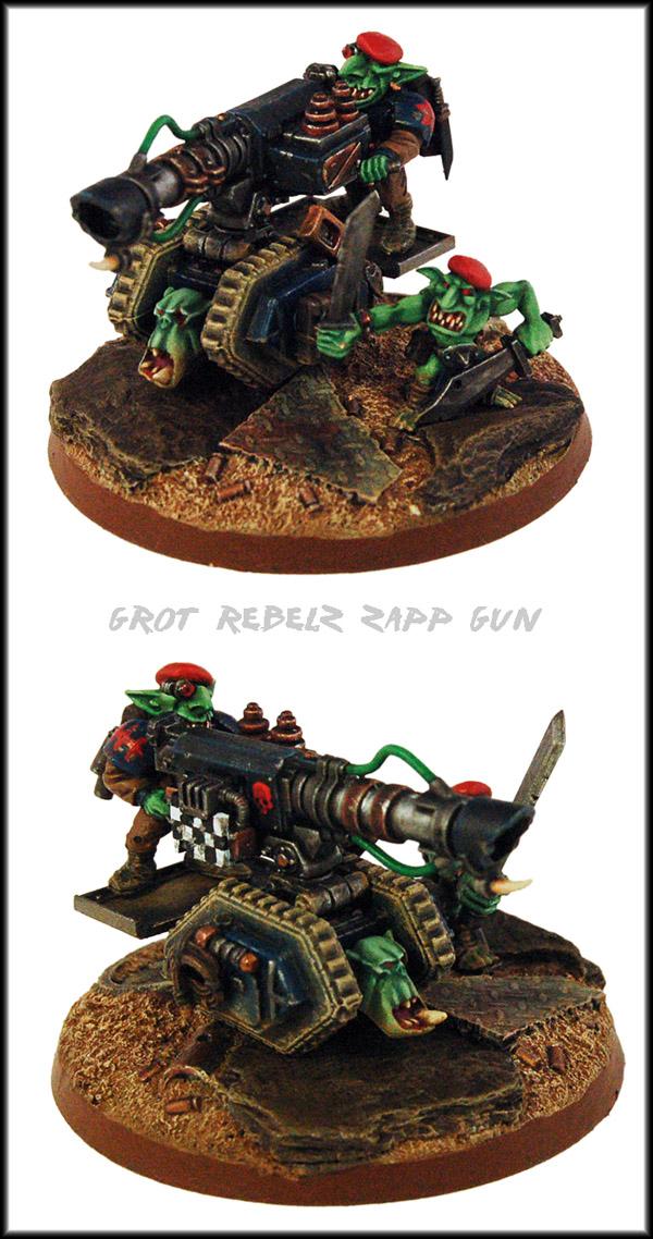 Conversion, Goblins, Greenskins, Grots, Imperial Guard, Kommand, Lascannon, Orks, Warhammer 40,000, Zapp Gun
