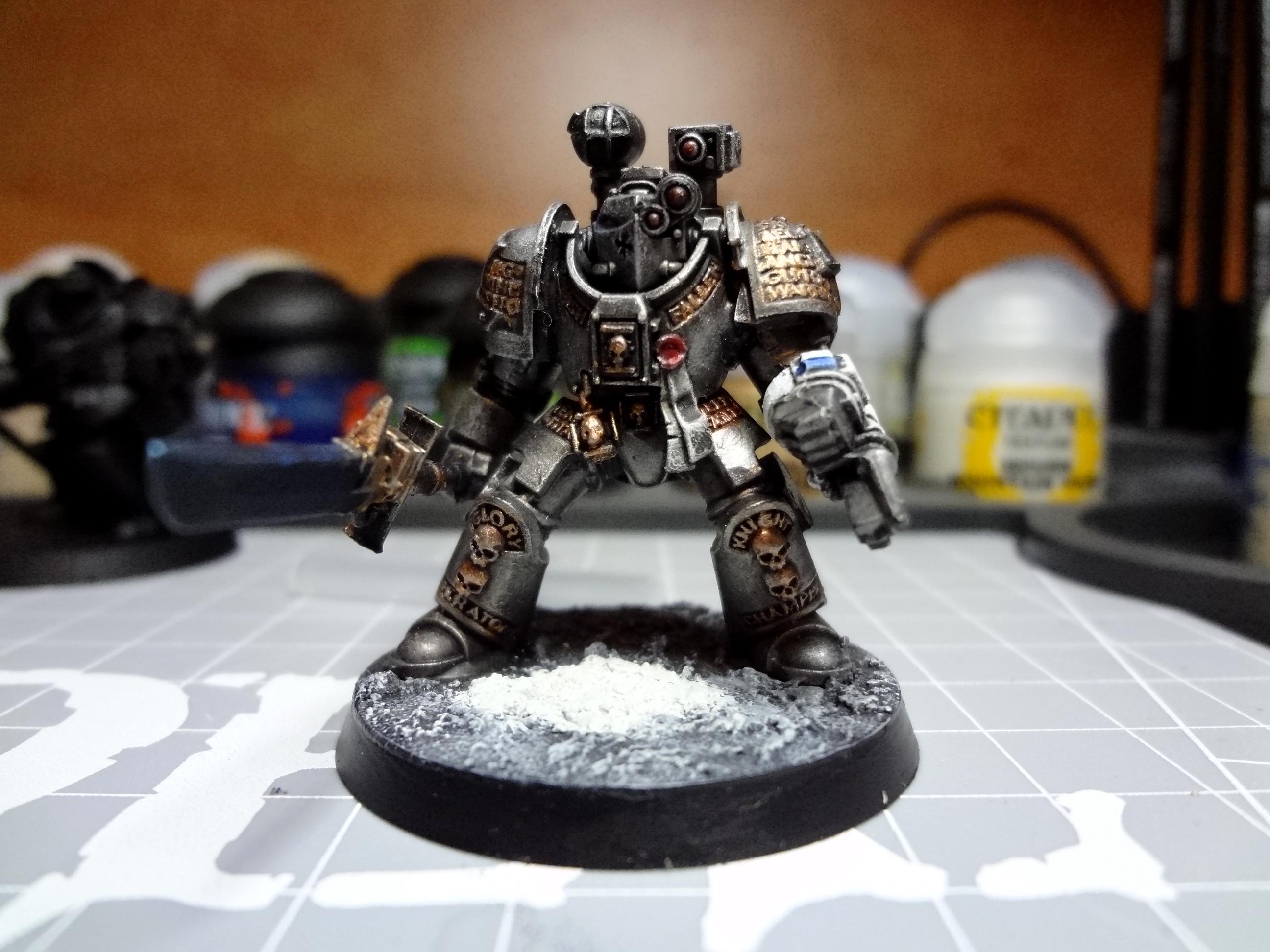 Apothecary, Grey Knights, Paladin, Rock Base, Warhammer 40,000
