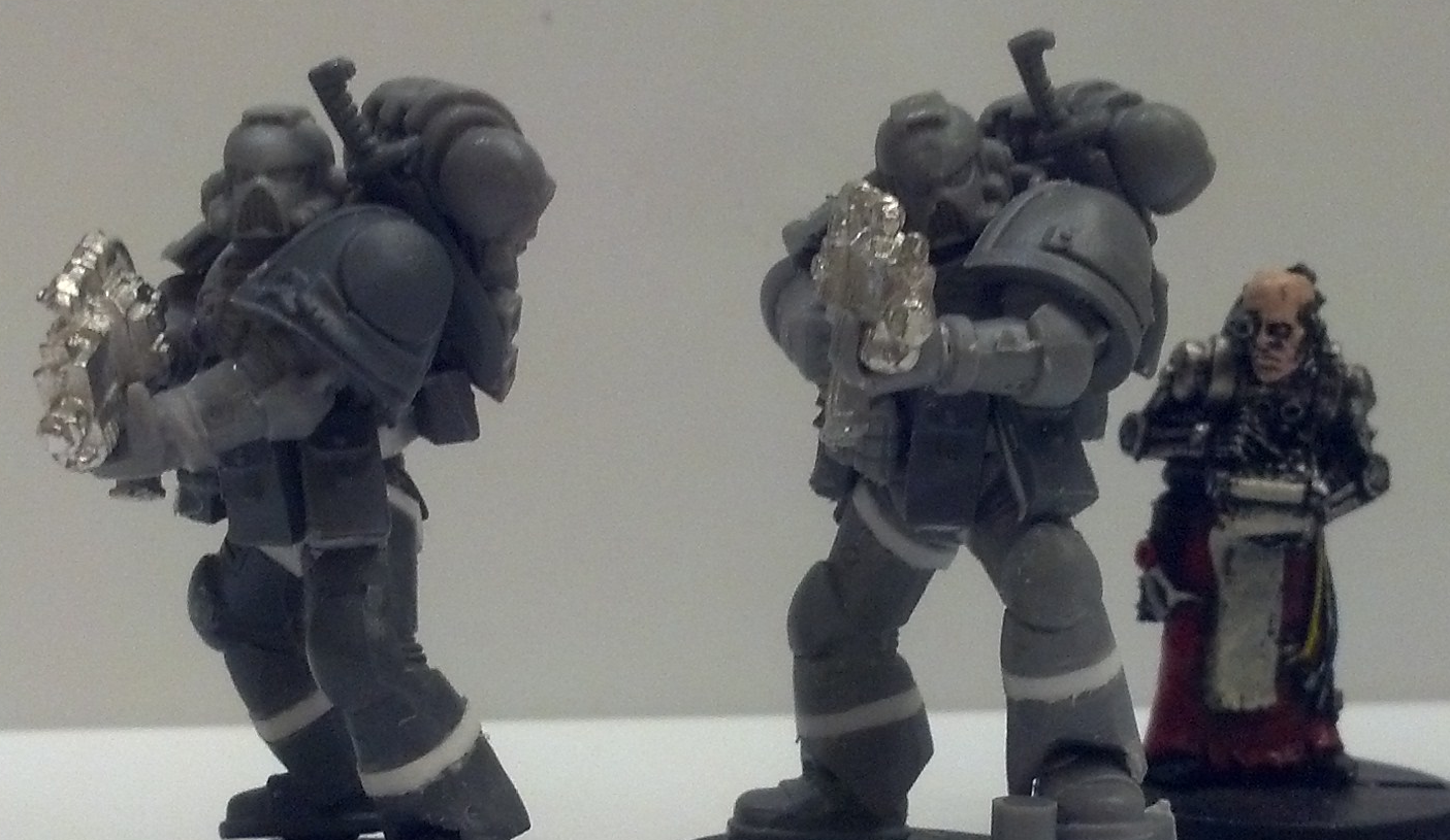 Conversion, Space Marines, Sternguard, Tall Scale, True Scale