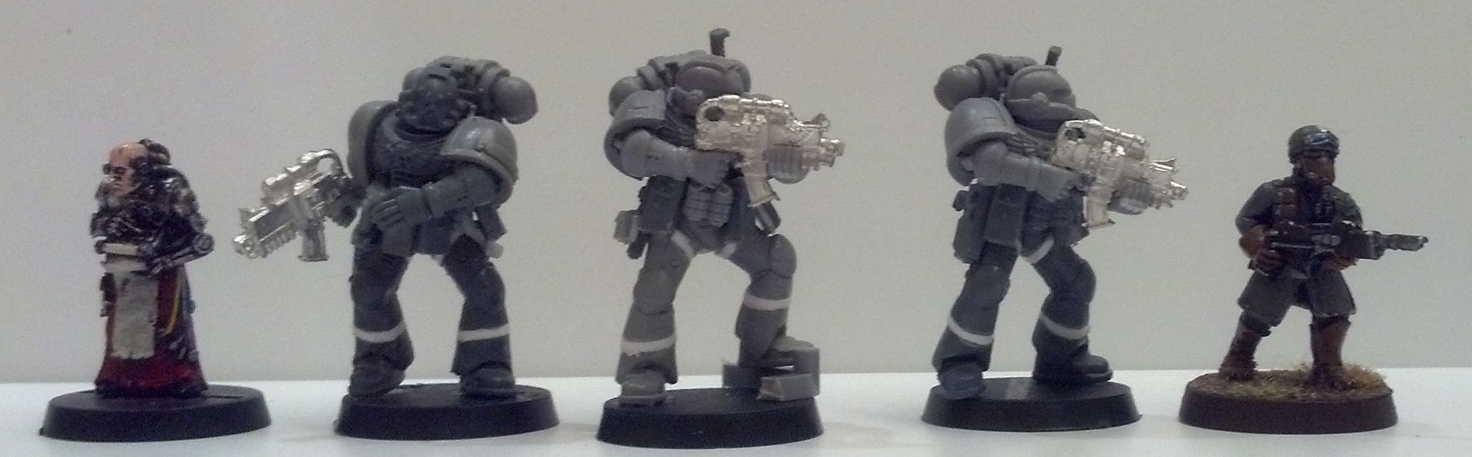 Conversion, Space Marines, Sternguard, Tall Scale