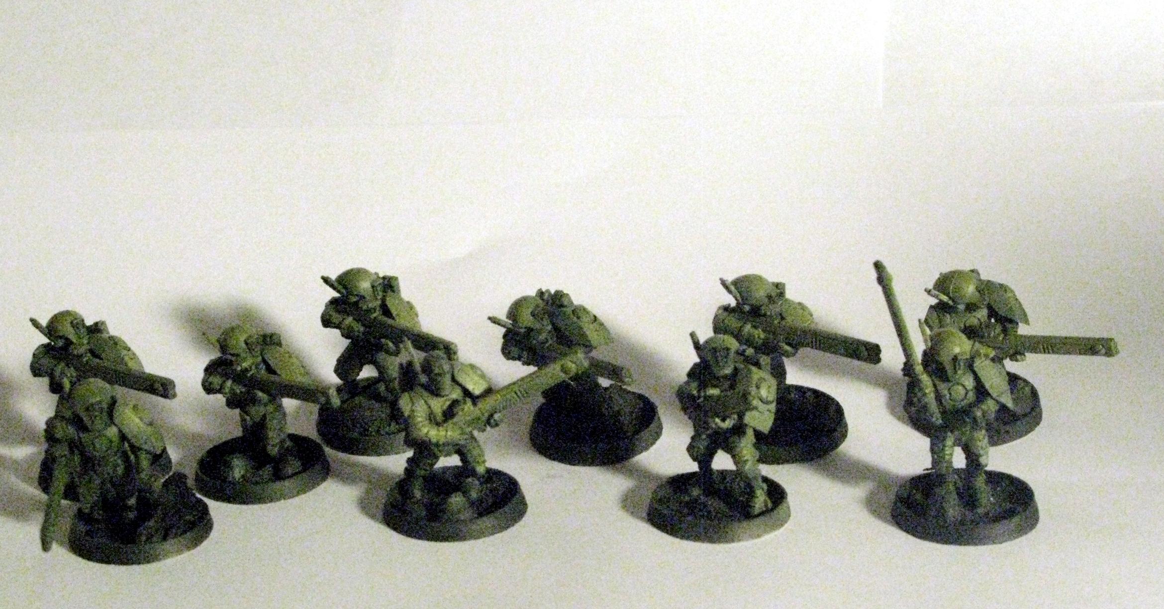 Airbrush, Blasted Wetlands, Brown, Fire Warriors, Gradient, Green, Gritty, Secret Weapon, Swamp, Tau, Weathered, Work In Progress