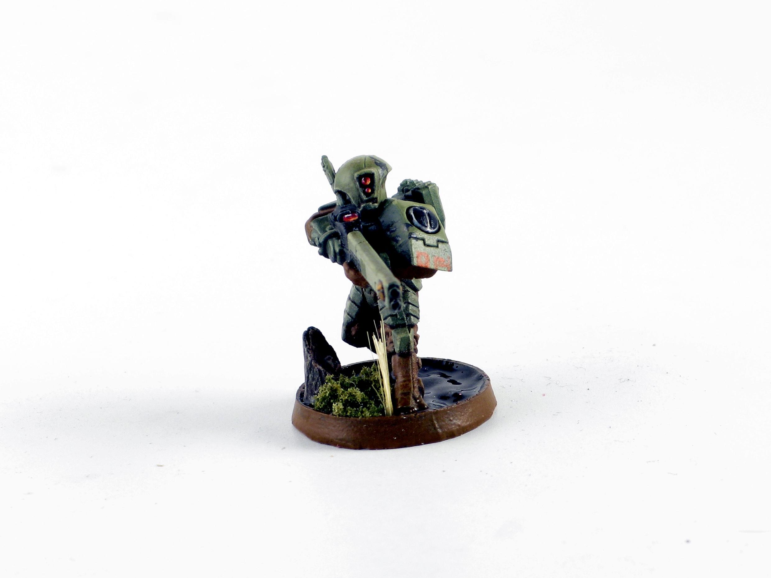 Airbrush, Fire Warriors, Green, Gritty, Oil Wash, Realistic Water, Secret Weapon, Swamp, Tau, Water Effects