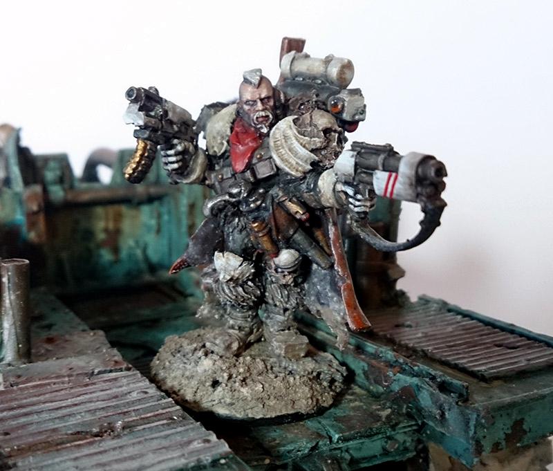 Ash Wastes, Bounty Hunters, Conversion, Ganger, Necromunda, Rust, Truck