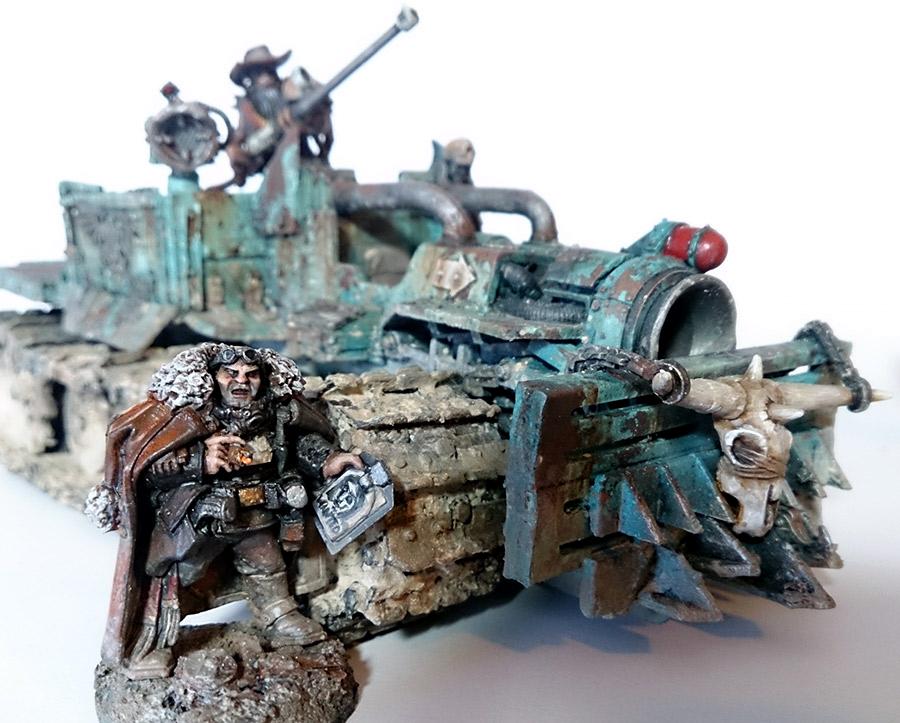 Ash Wastes, Bounty Hunters, Conversion, Ganger, Necromunda, Rust, Truck