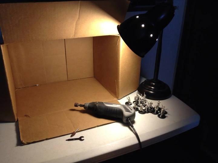 The sanding rig!