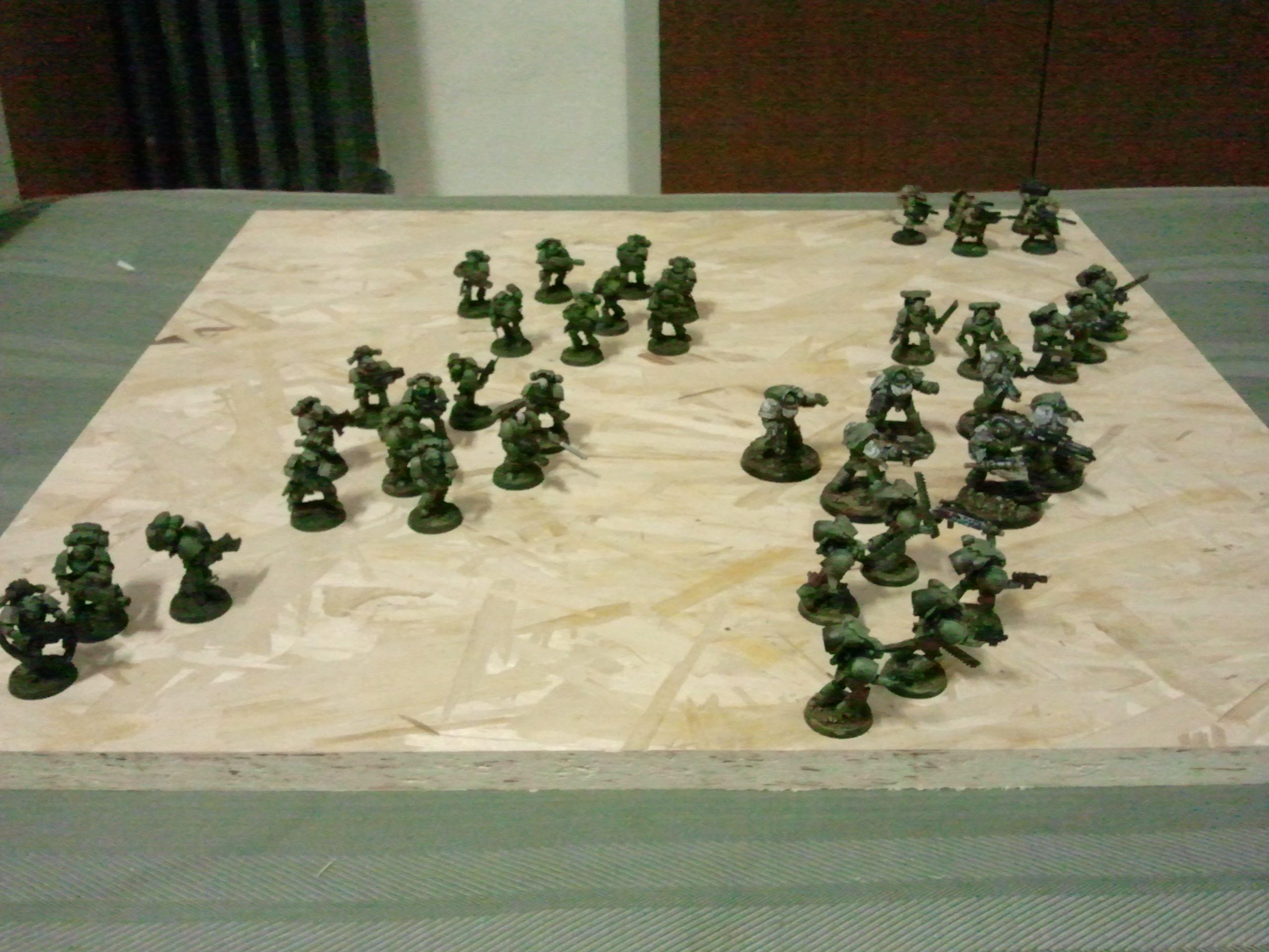 Forge World, Raptors, Space Marines, Swamp