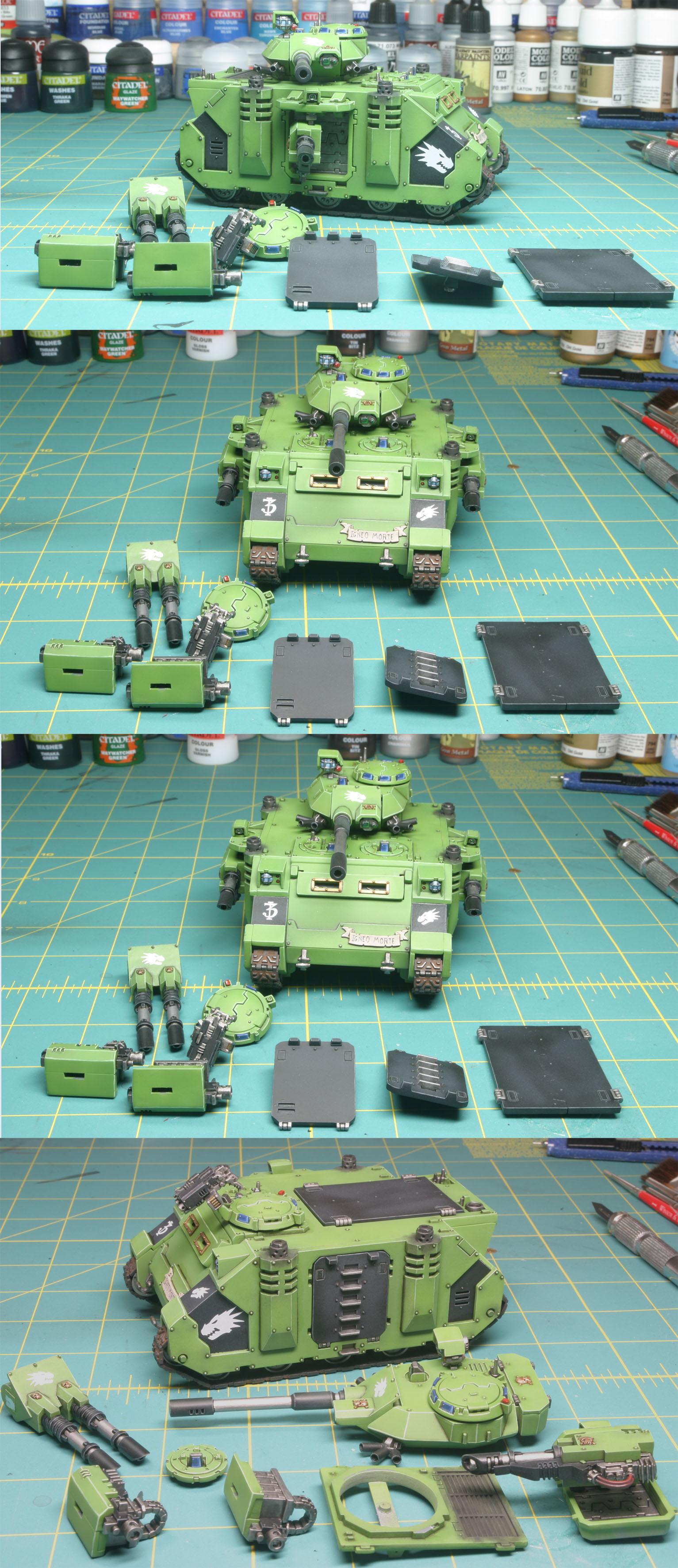 Magnet, Predator, Rhino, Salamanders, Space Marines