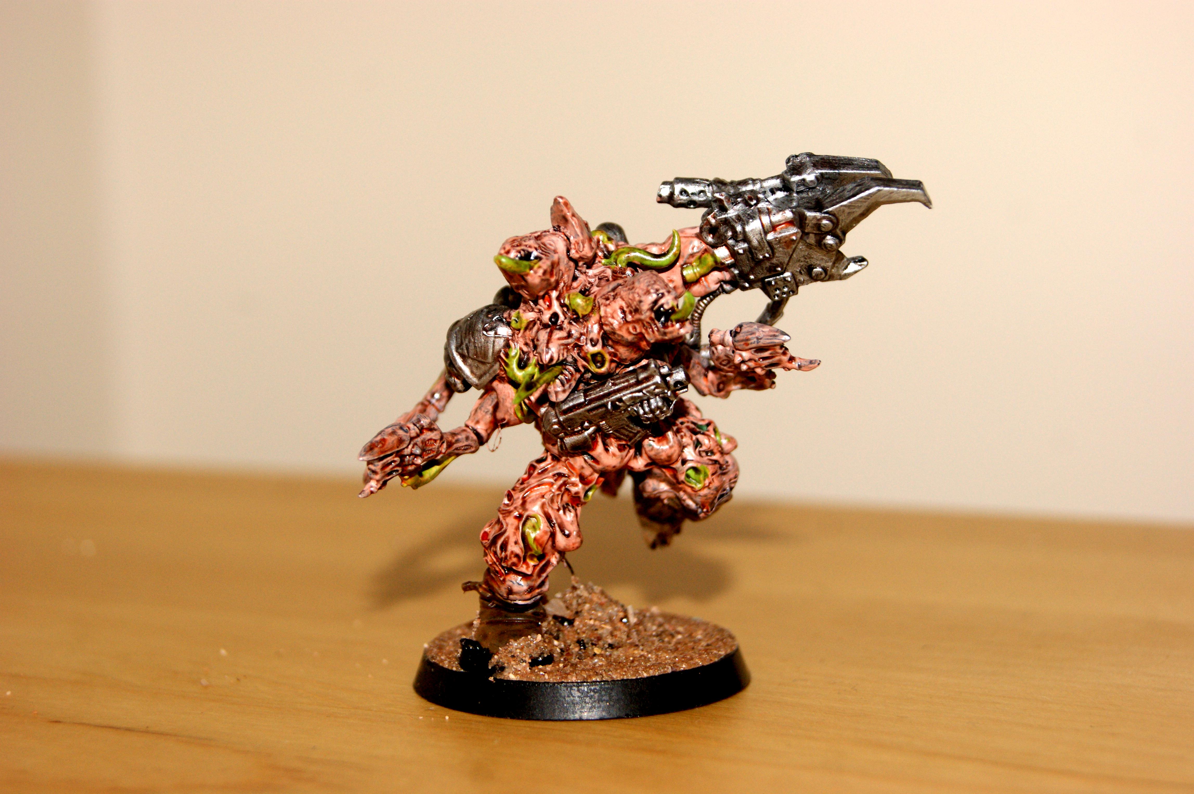 Chaos, Chaos Spawn, Conversion, Nurgle, Scratch Build, Sculpted, Zombie