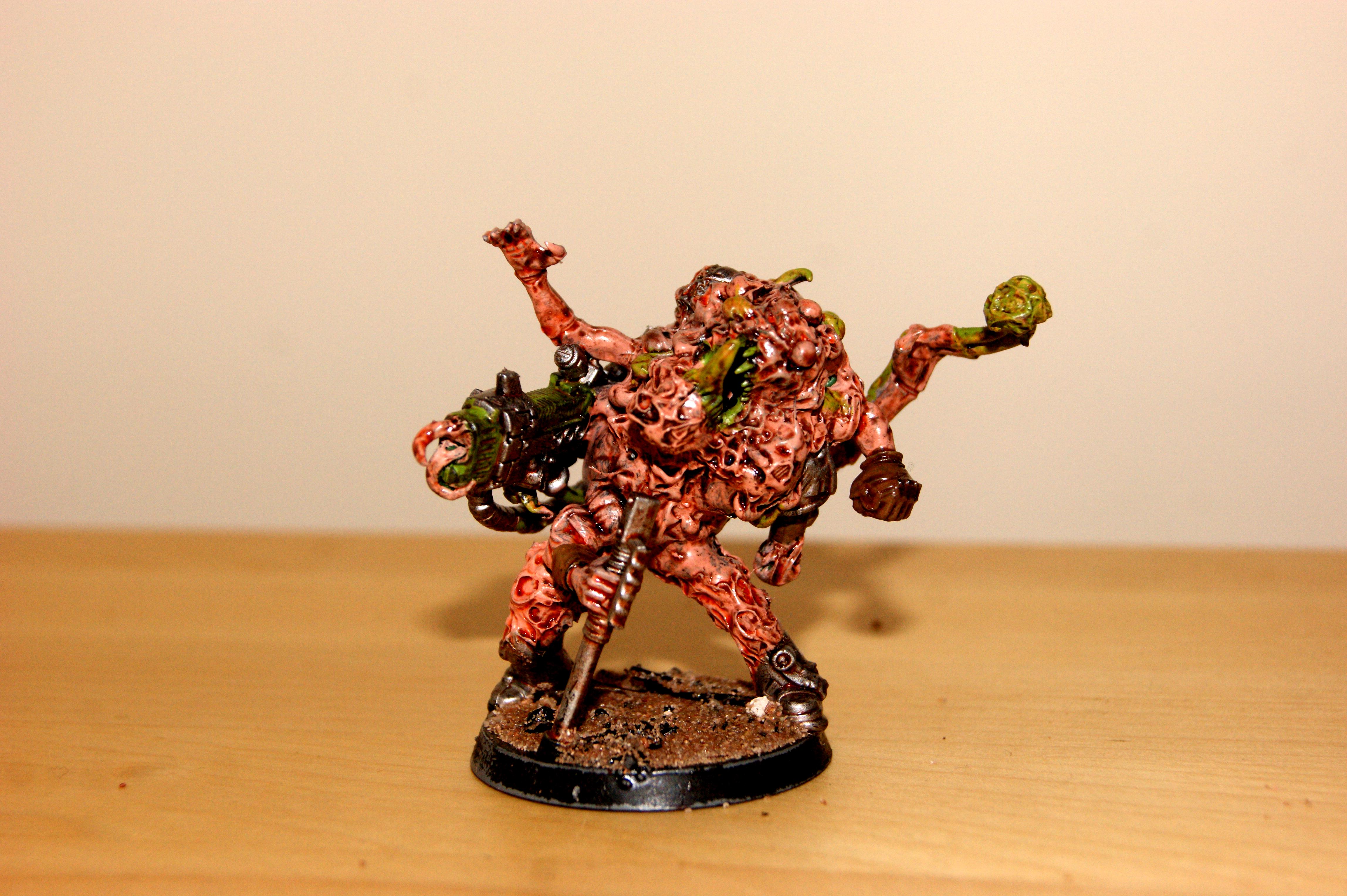 Chaos, Chaos Spawn, Conversion, Nurgle, Scratch Build, Sculpted, Zombie