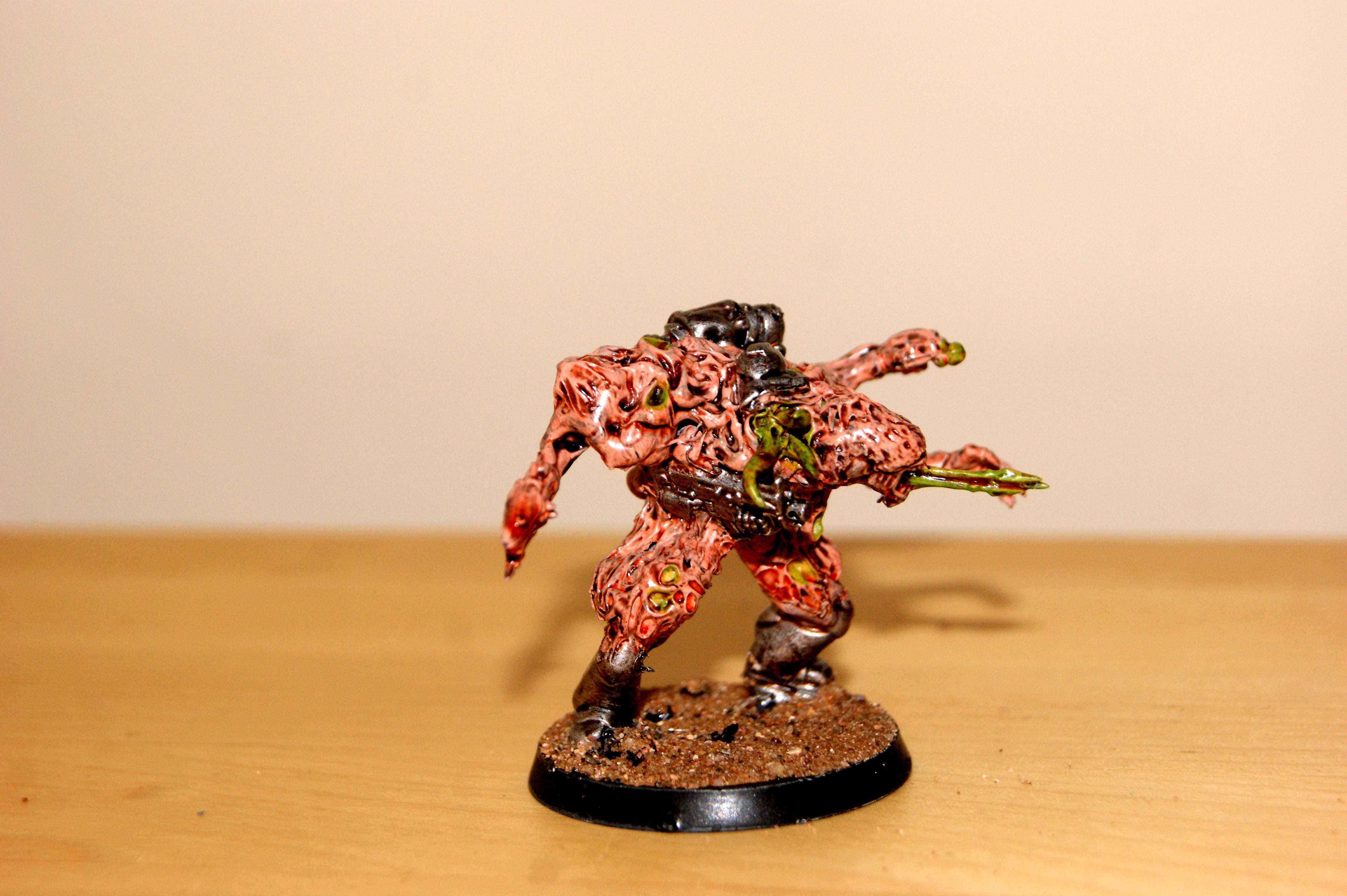 Chaos, Chaos Spawn, Conversion, Nurgle, Scratch Build, Sculpted, Zombie