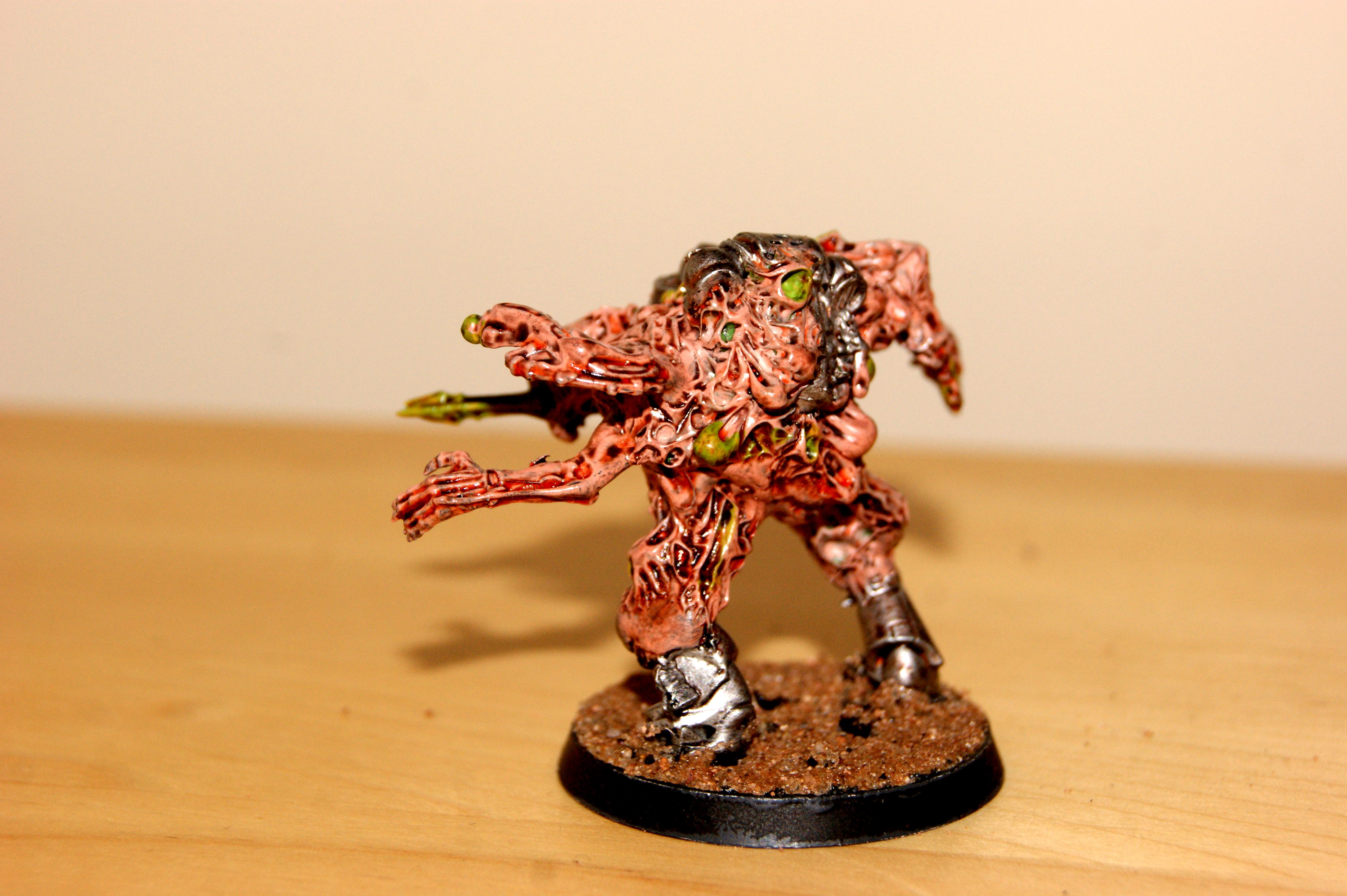 Chaos, Chaos Spawn, Conversion, Nurgle, Scratch Build, Sculpted, Zombie