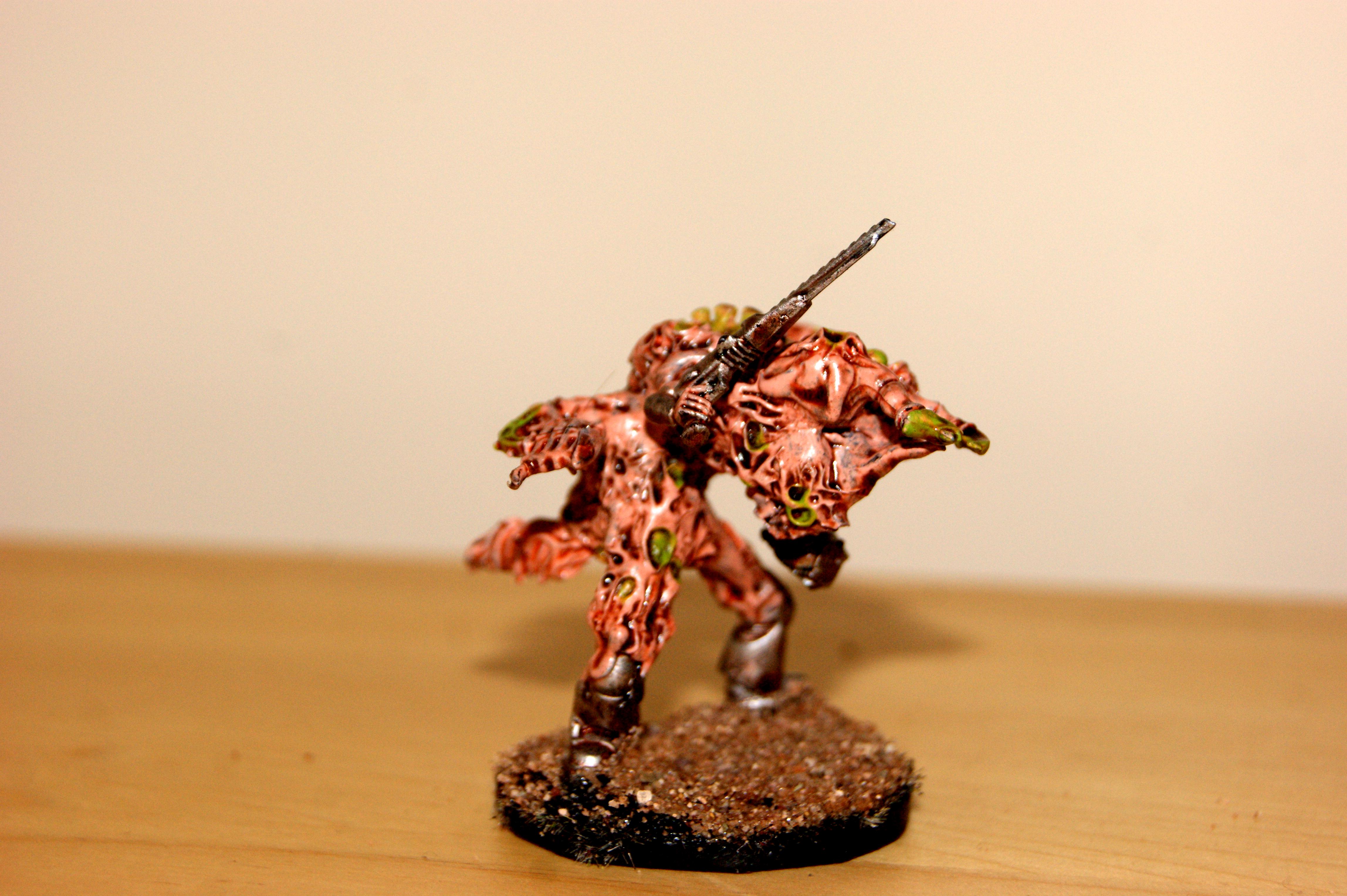 Chaos, Chaos Spawn, Conversion, Nurgle, Scratch Build, Sculpted, Zombie