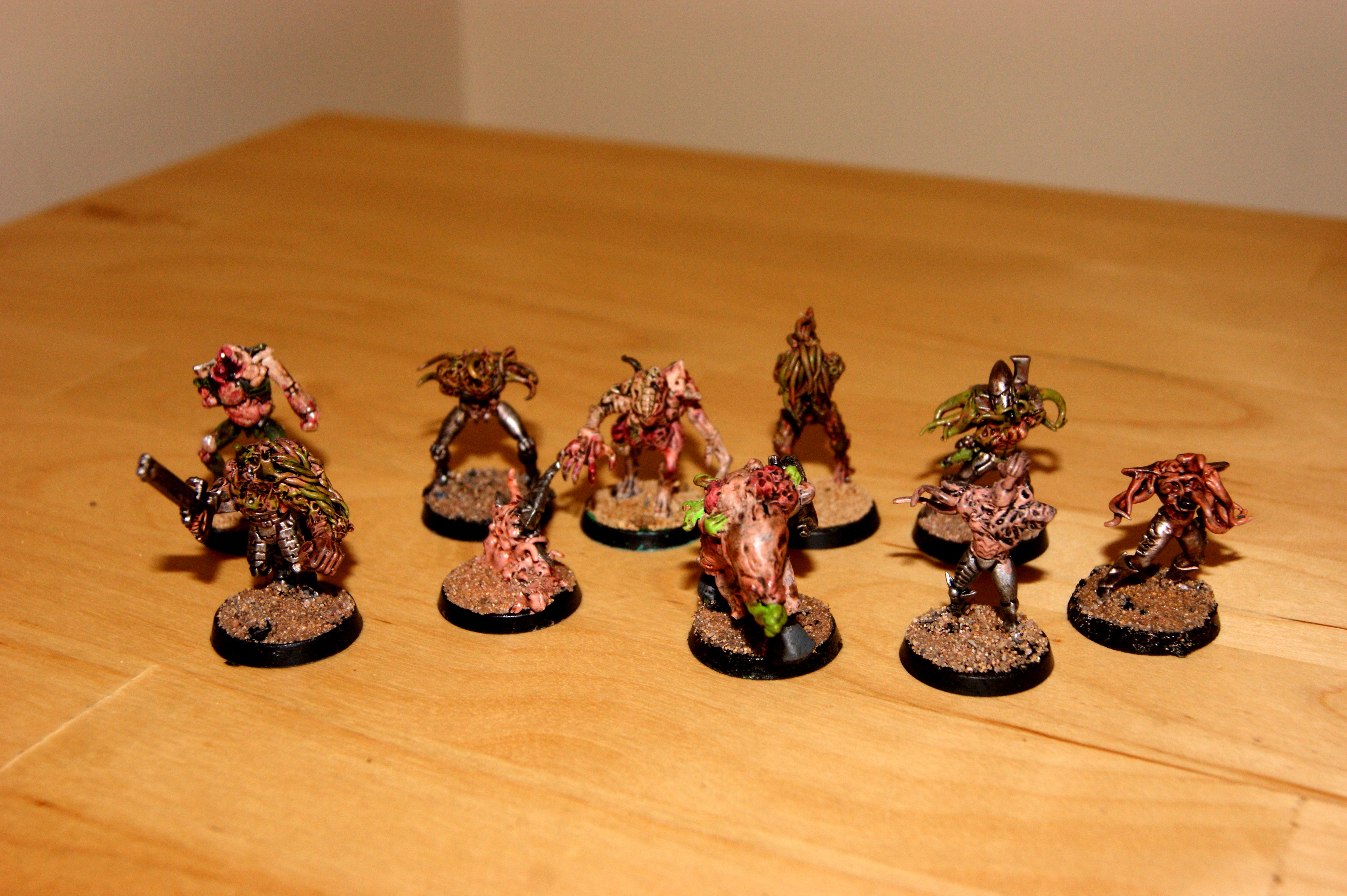 Chaos, Plague Zombies, Scratch Build, Sculpted, Warhammer 40,000, Warhammer Fantasy