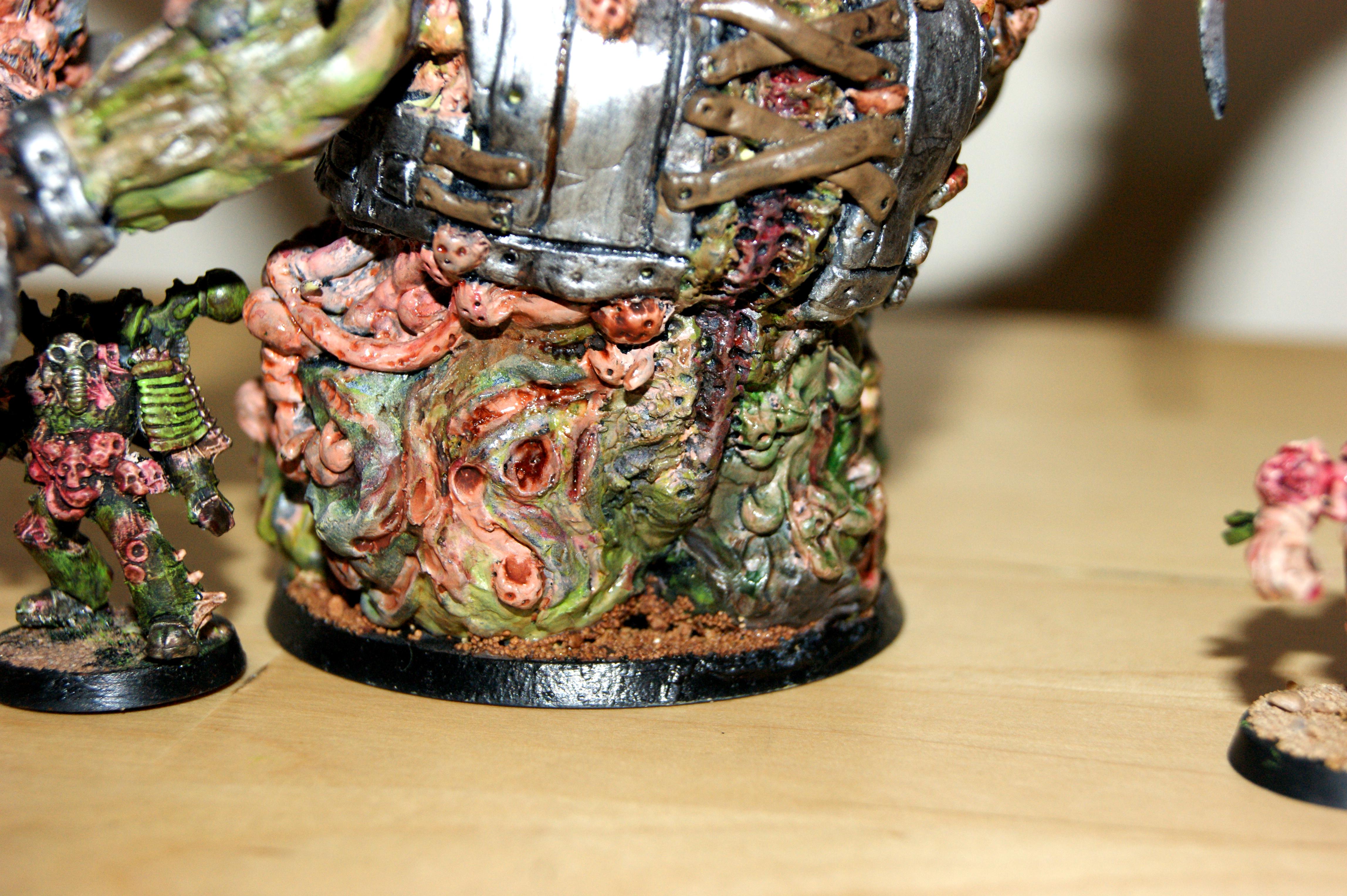 Black Mace, Conversion, Daemon Prince, Daemons, Flies, Nurgle, Sculpting, Shrouded