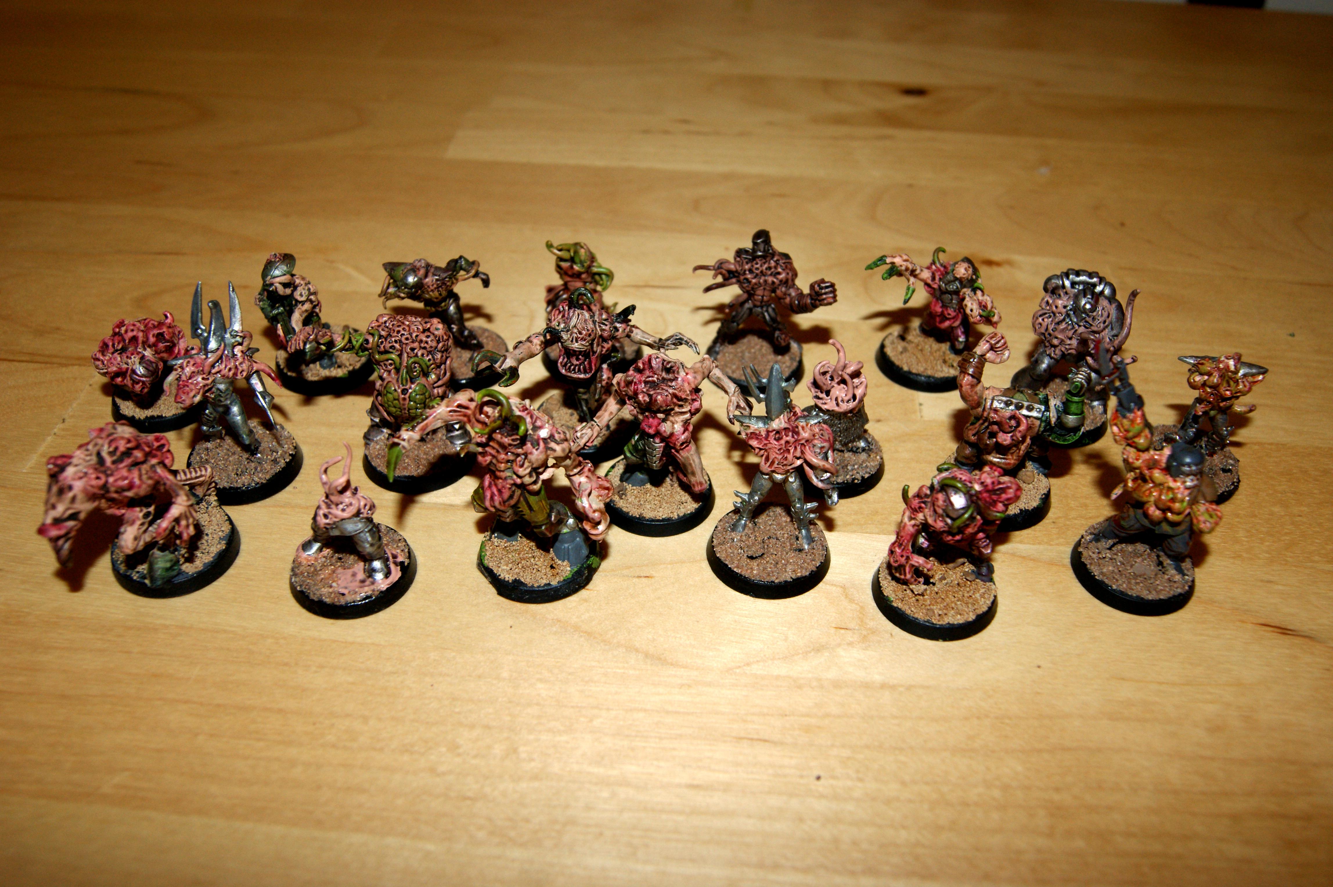 Chaos, Plague Zombies, Scratch Build, Sculpted, Warhammer 40,000, Warhammer Fantasy