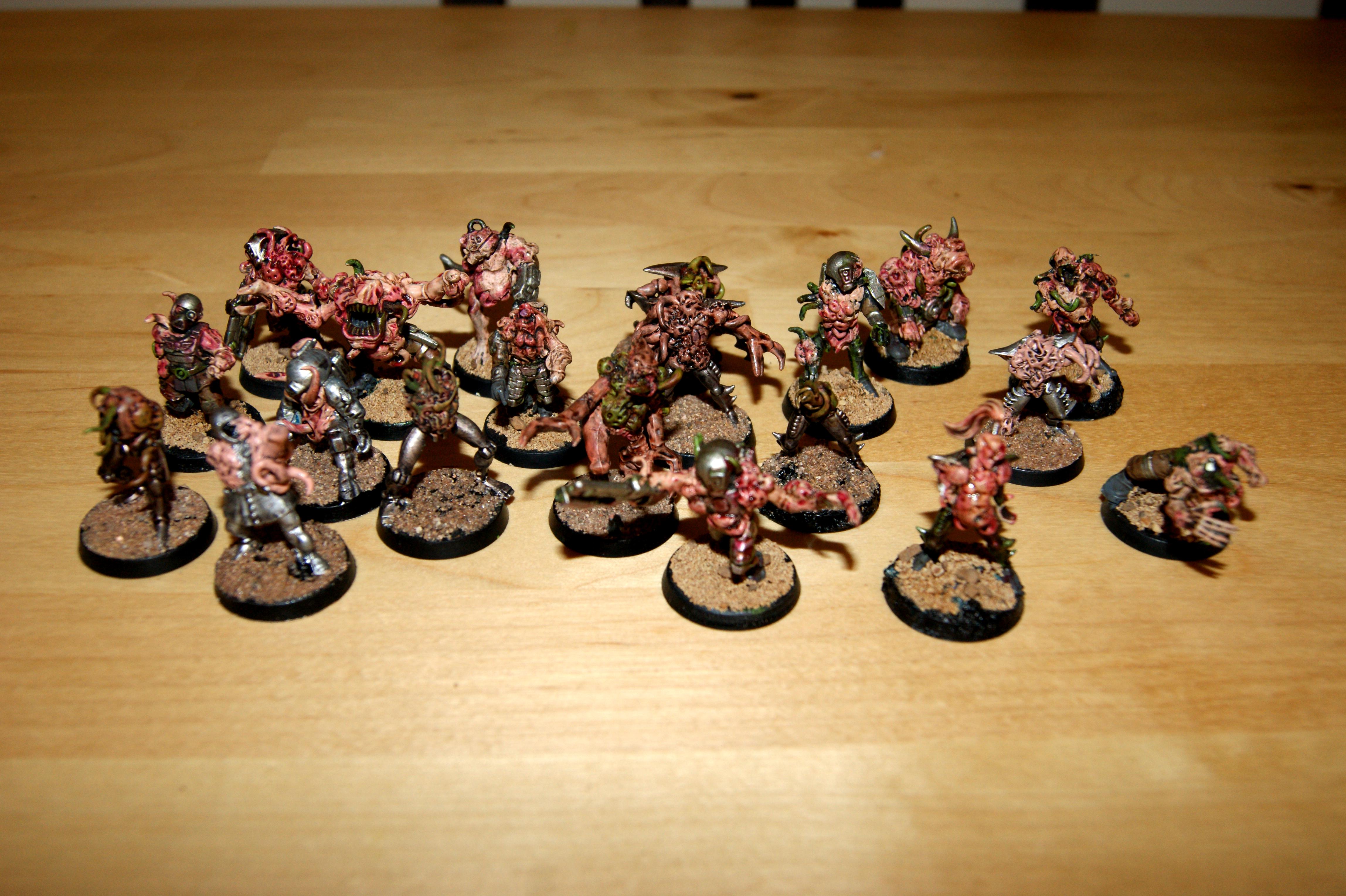 Chaos, Plague Zombies, Scratch Build, Sculpted, Warhammer 40,000 ...